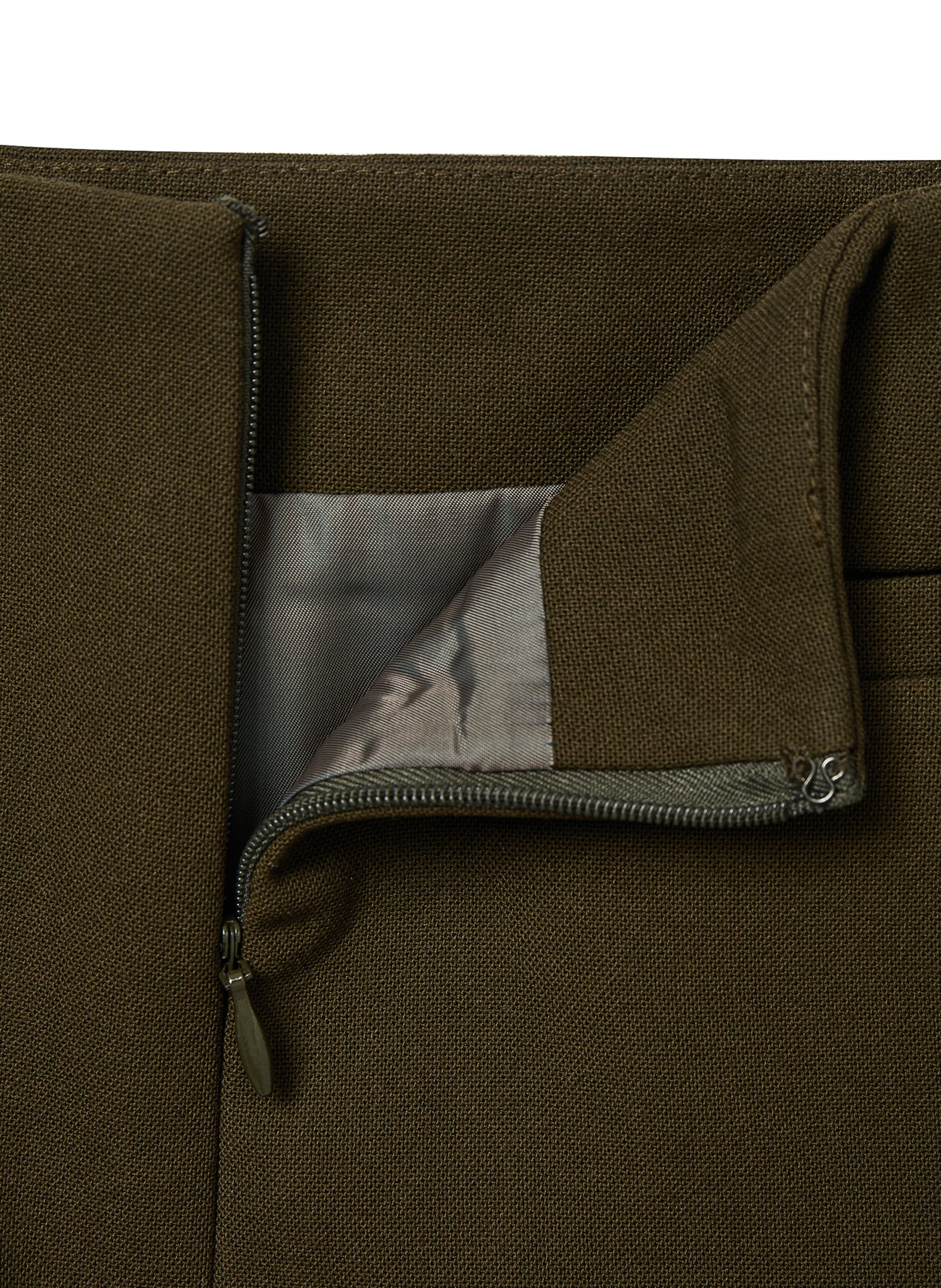 BELTED MINI SKIRT KHAKI