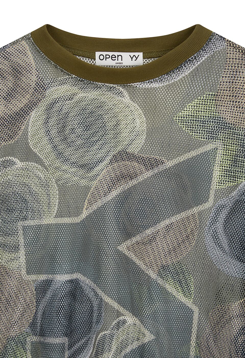 ROSE MESH OVERSIZED T-SHIRT