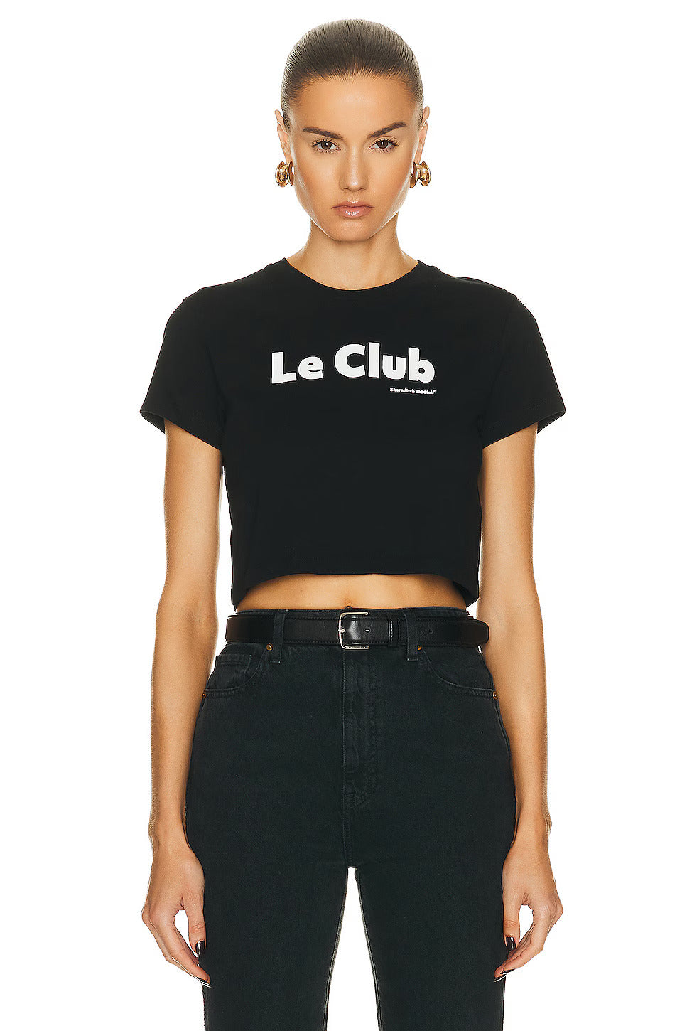 LE CLUB CROPPED TEE