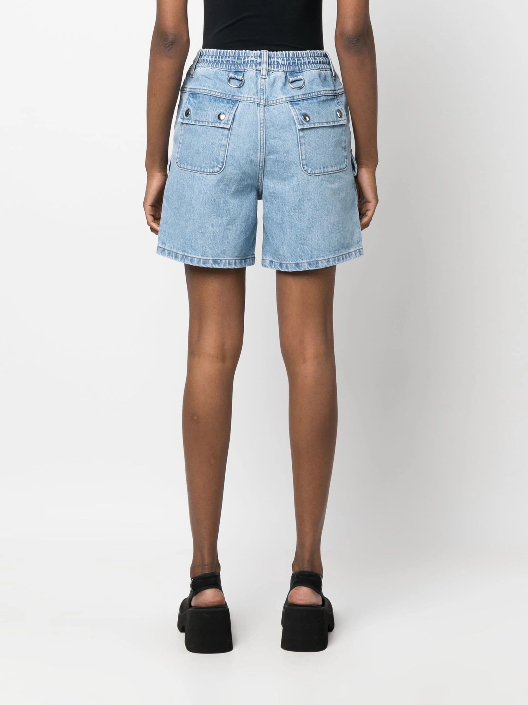 Denim Cargo Shorts