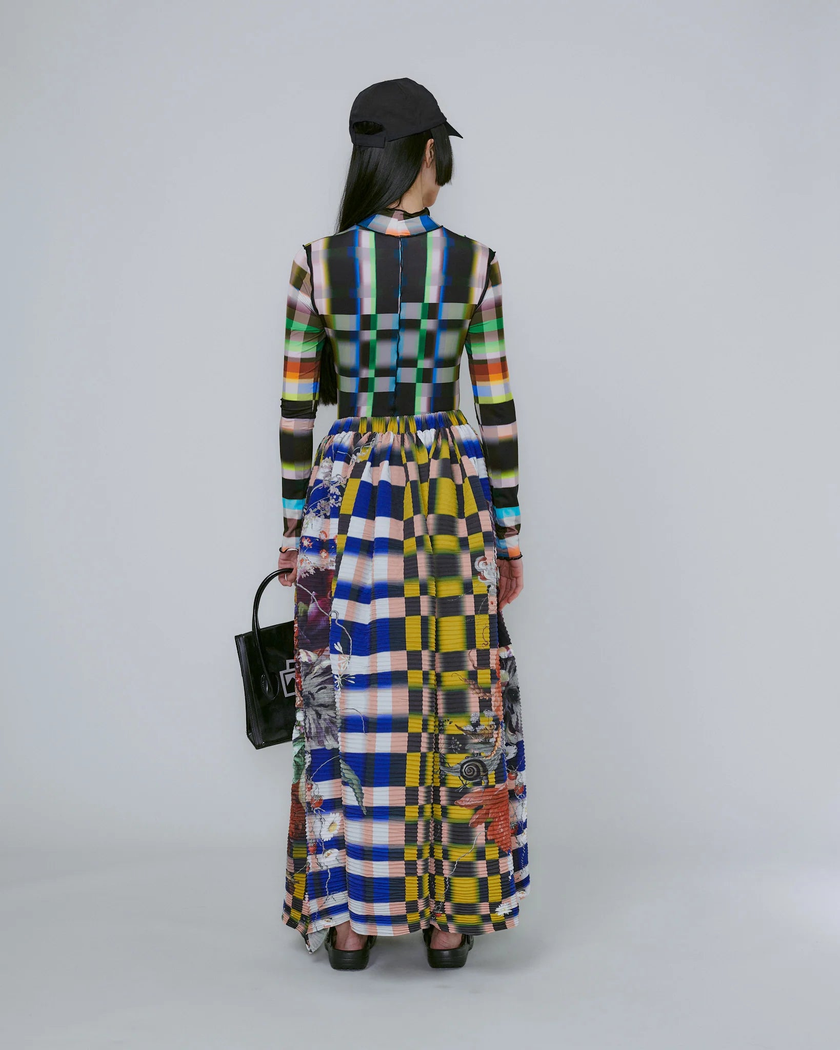 HANDPLEATED GAIA SKIRT IN LUCAS