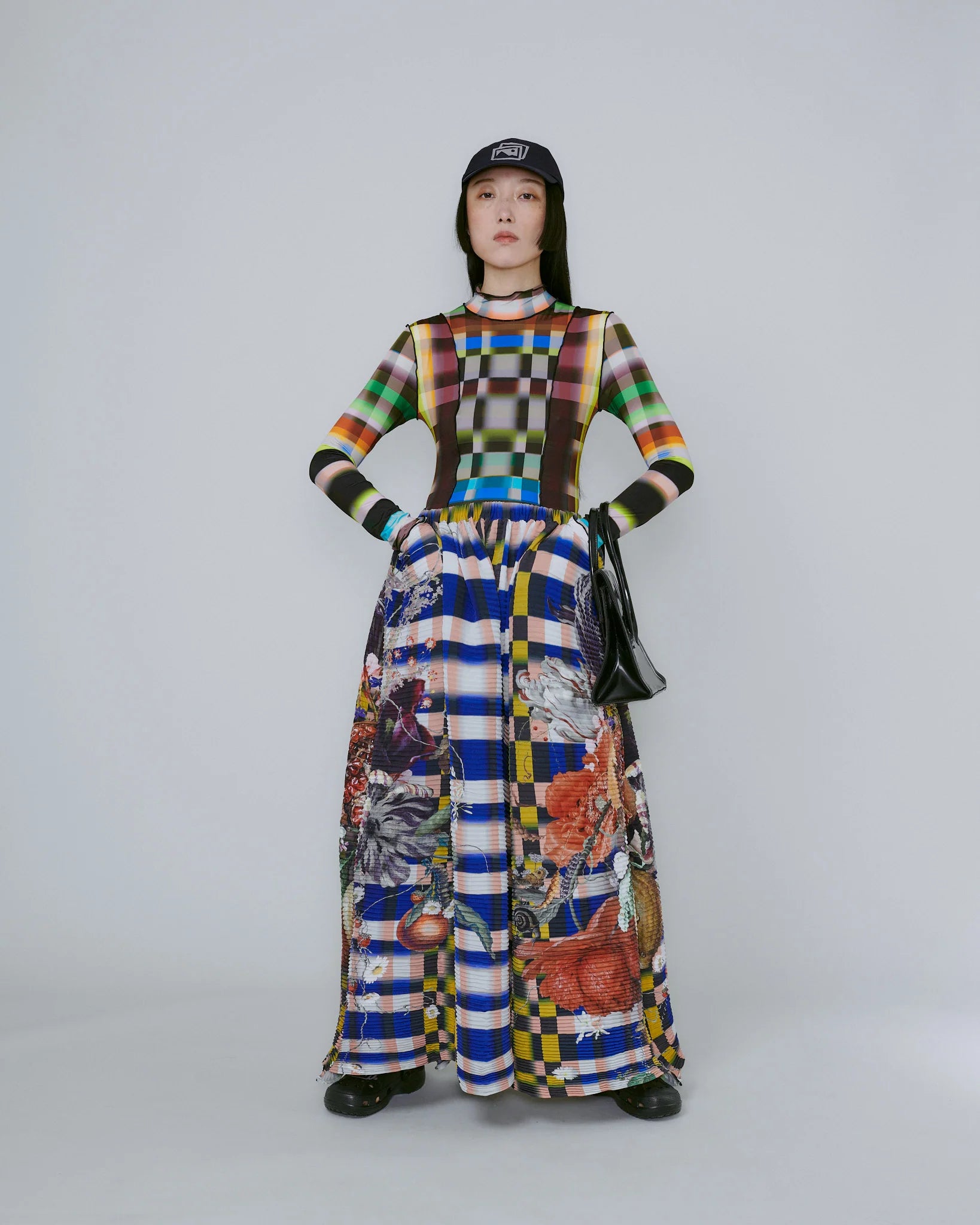 HANDPLEATED GAIA SKIRT IN LUCAS