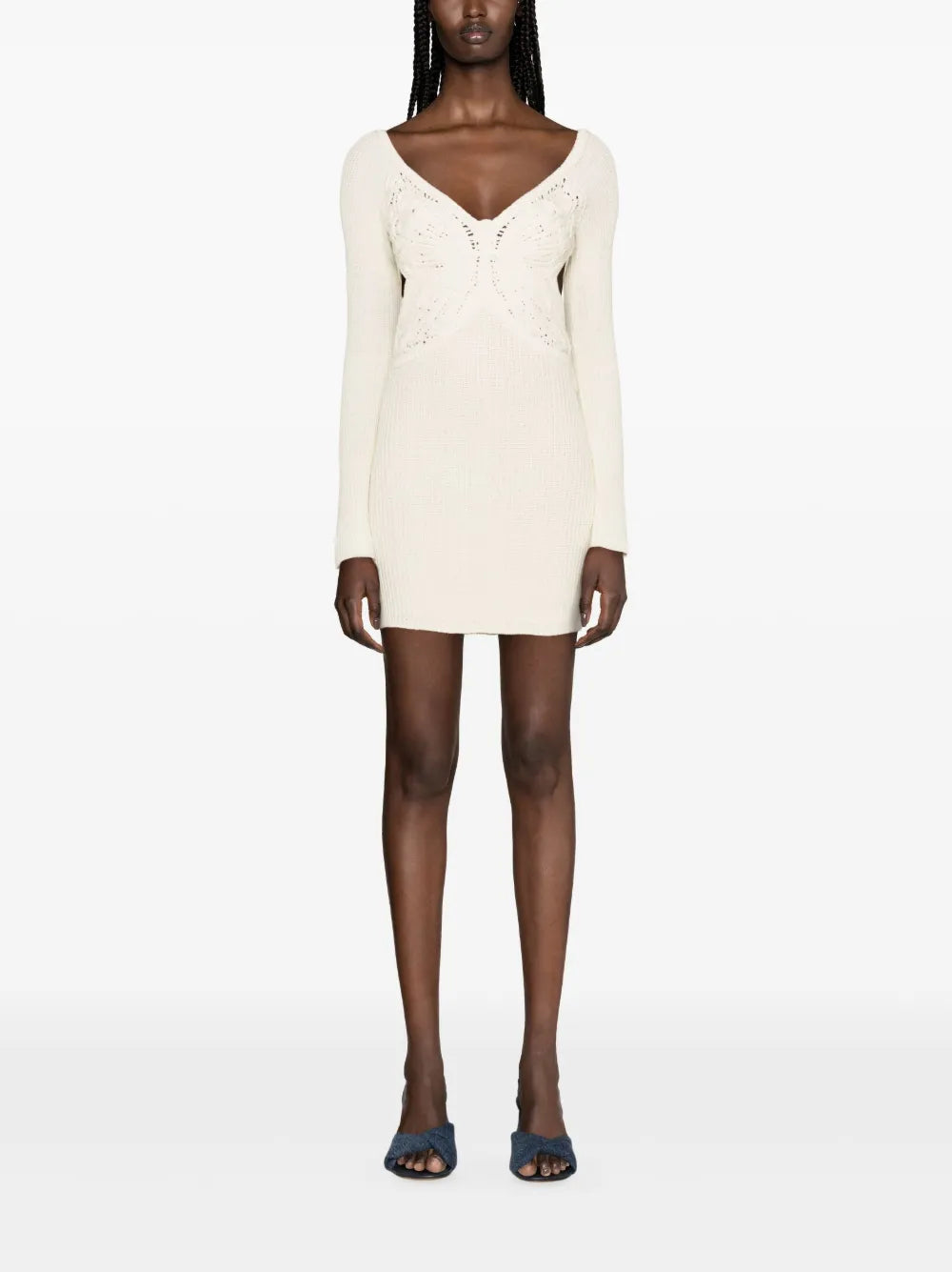 DRESS WITH EMBROIDERY BUTTERFLY