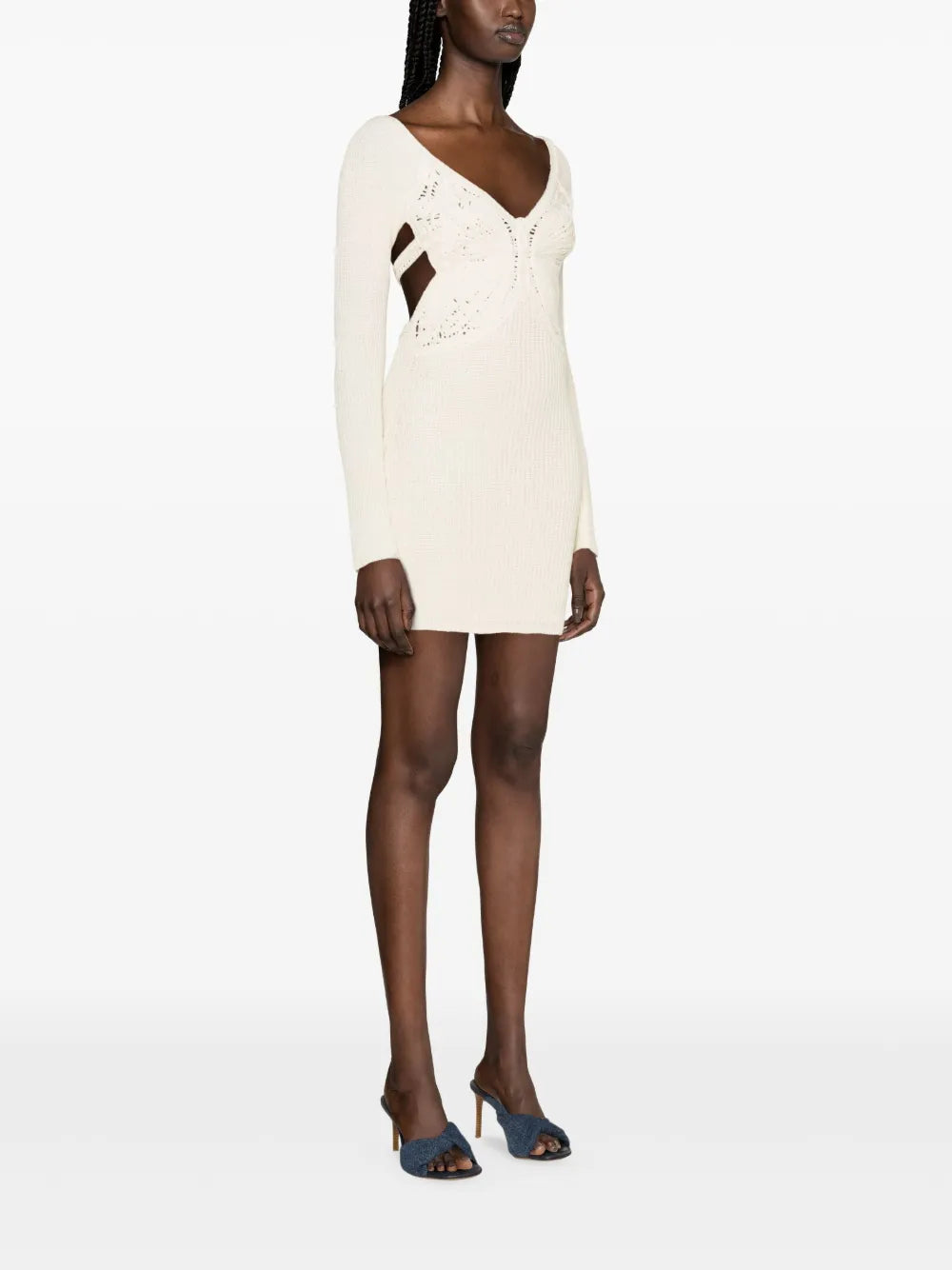 DRESS WITH EMBROIDERY BUTTERFLY