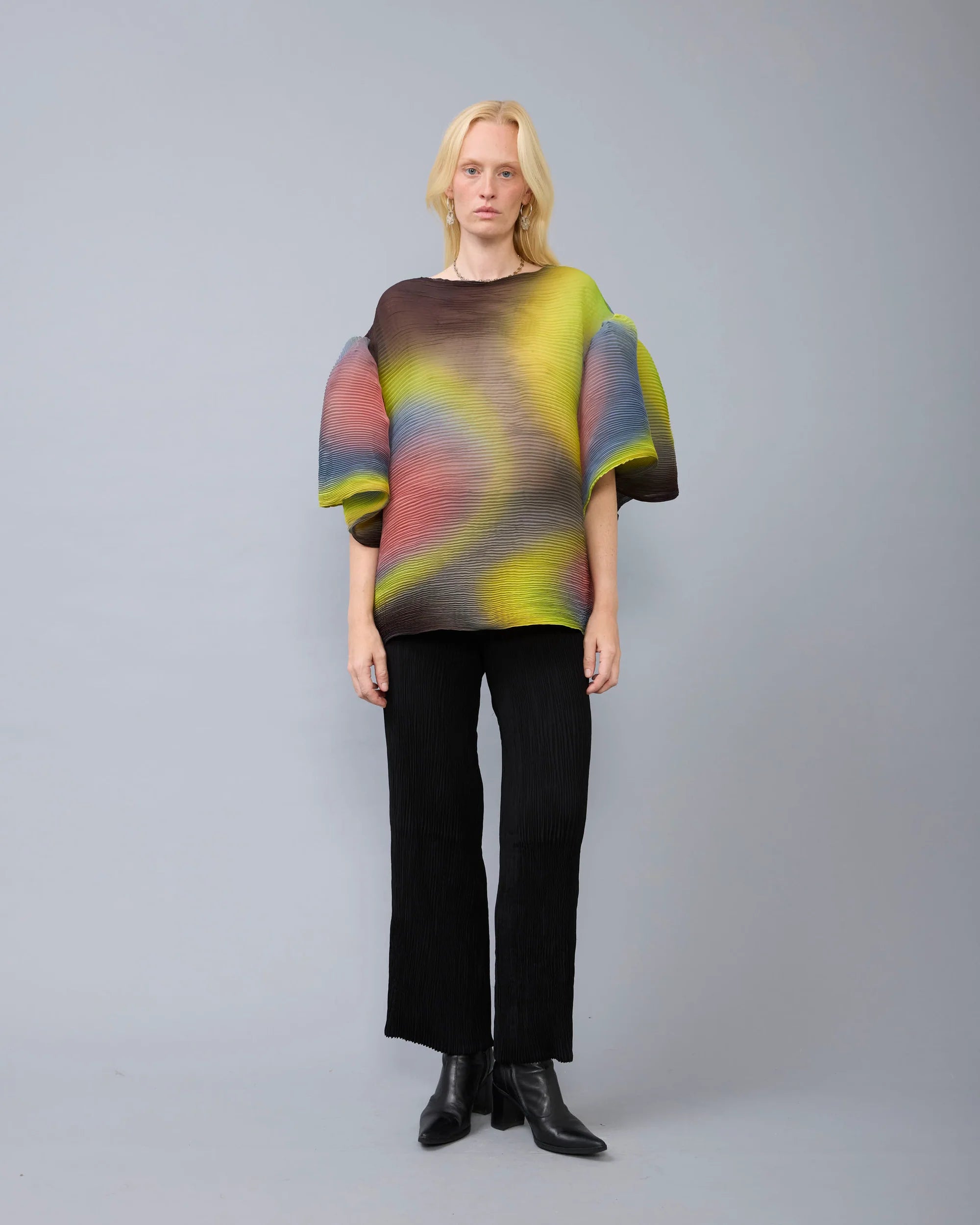 RANA HANDPLEATED TOP