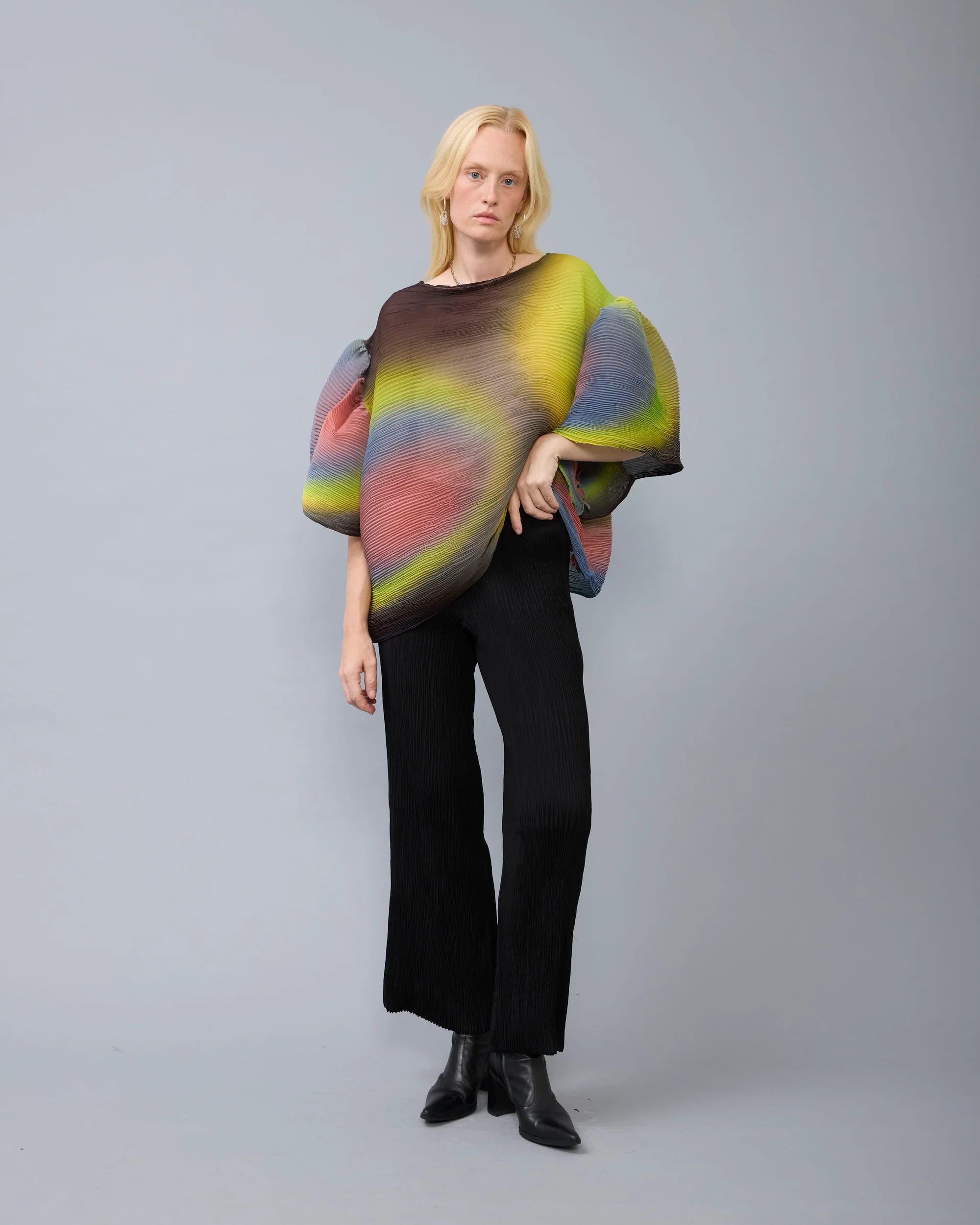 RANA HANDPLEATED TOP