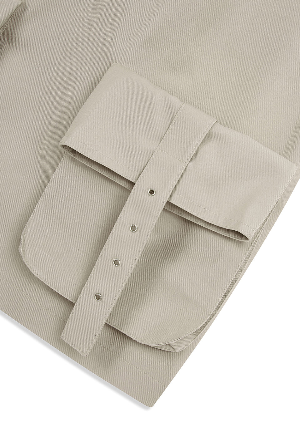 Woven Cargo Pocket Mini Dress Beige
