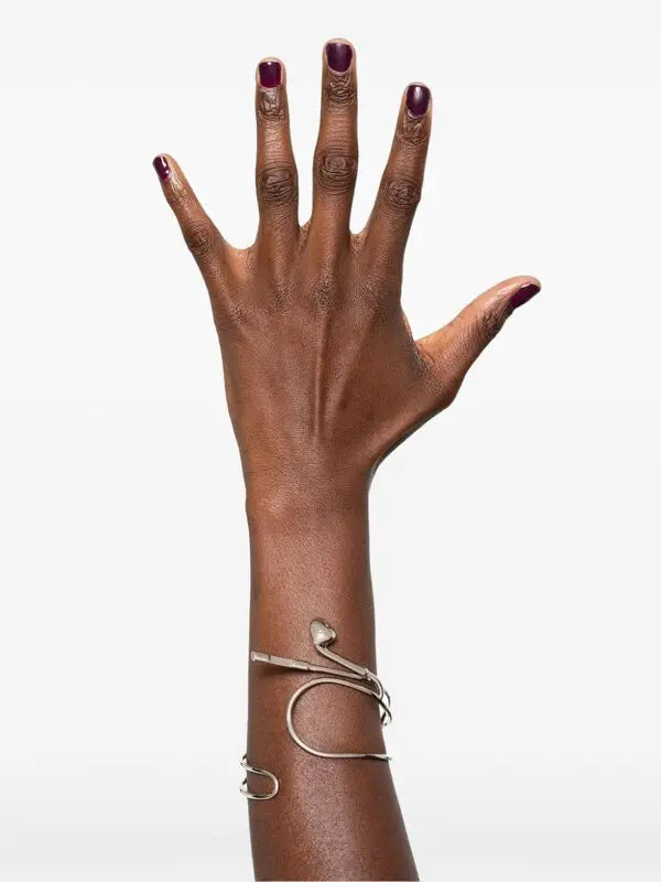 Earphones-motif Cuff Bracelet