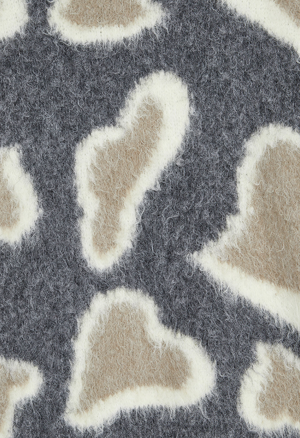 Knitted Leopard in Love Hoodie