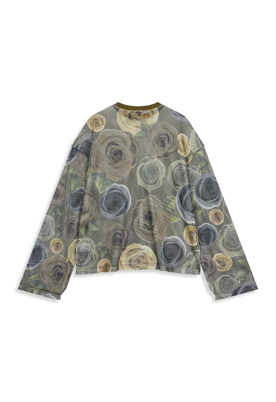 ROSE MESH OVERSIZED T-SHIRT