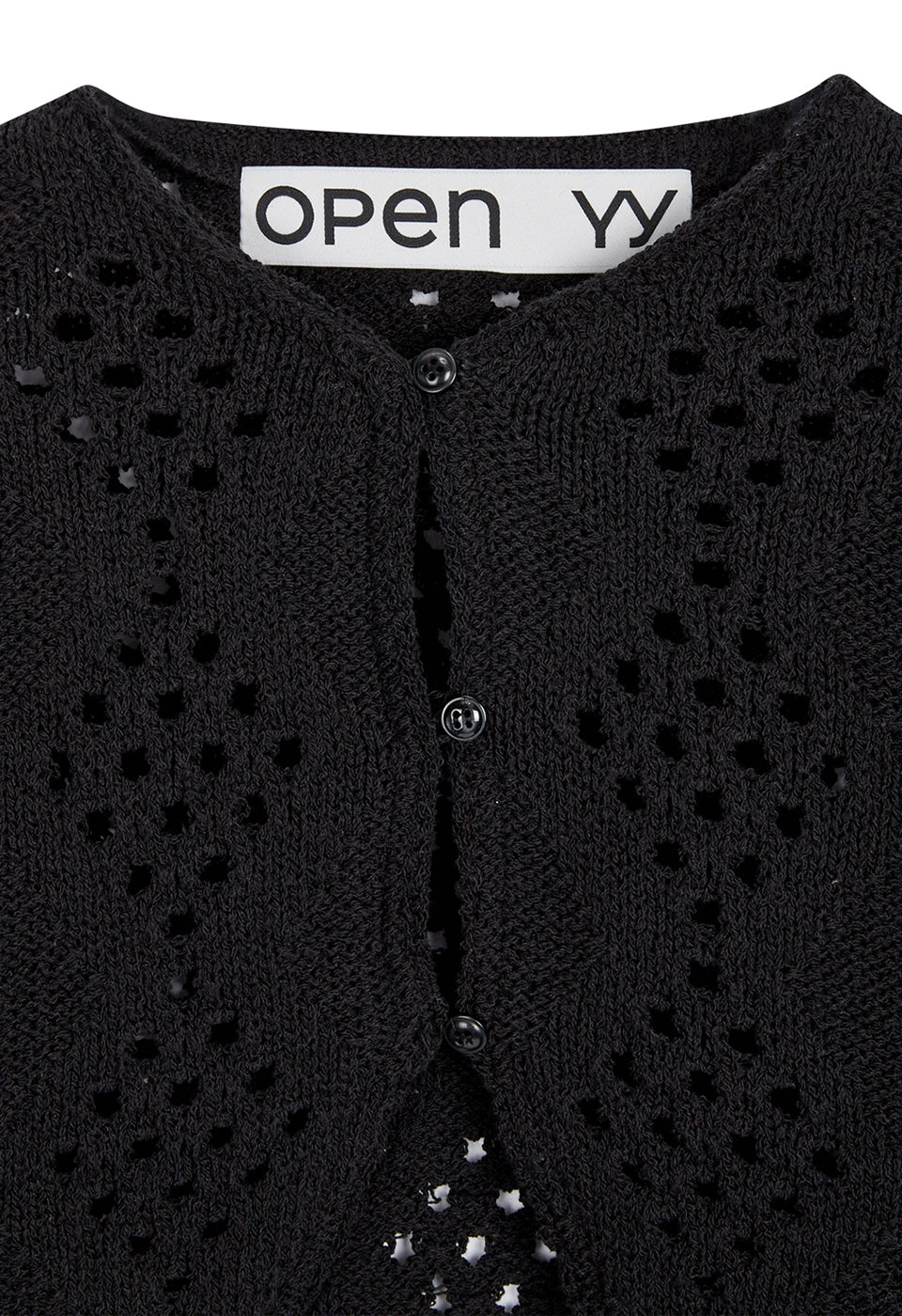 ARGYLE POINTELLE KNIT BOLERO