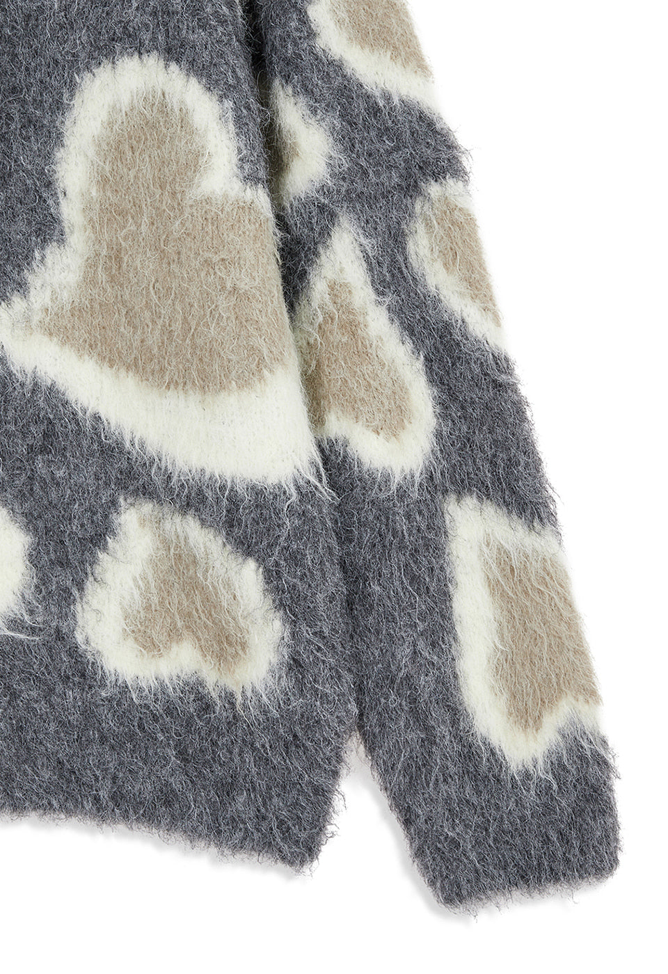 Knitted Leopard in Love Hoodie