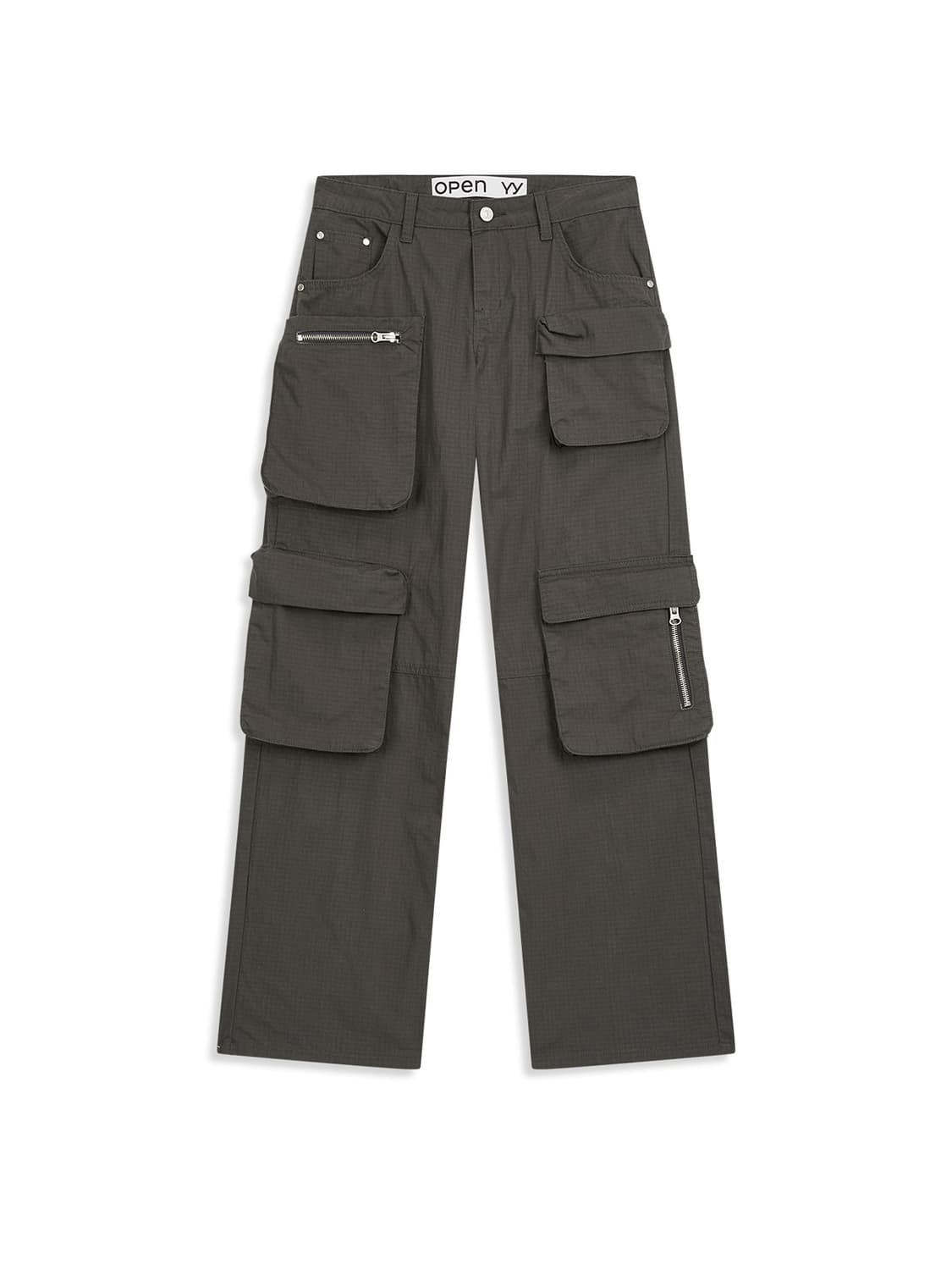 CARGO POCKET PANTS CHARCOAL