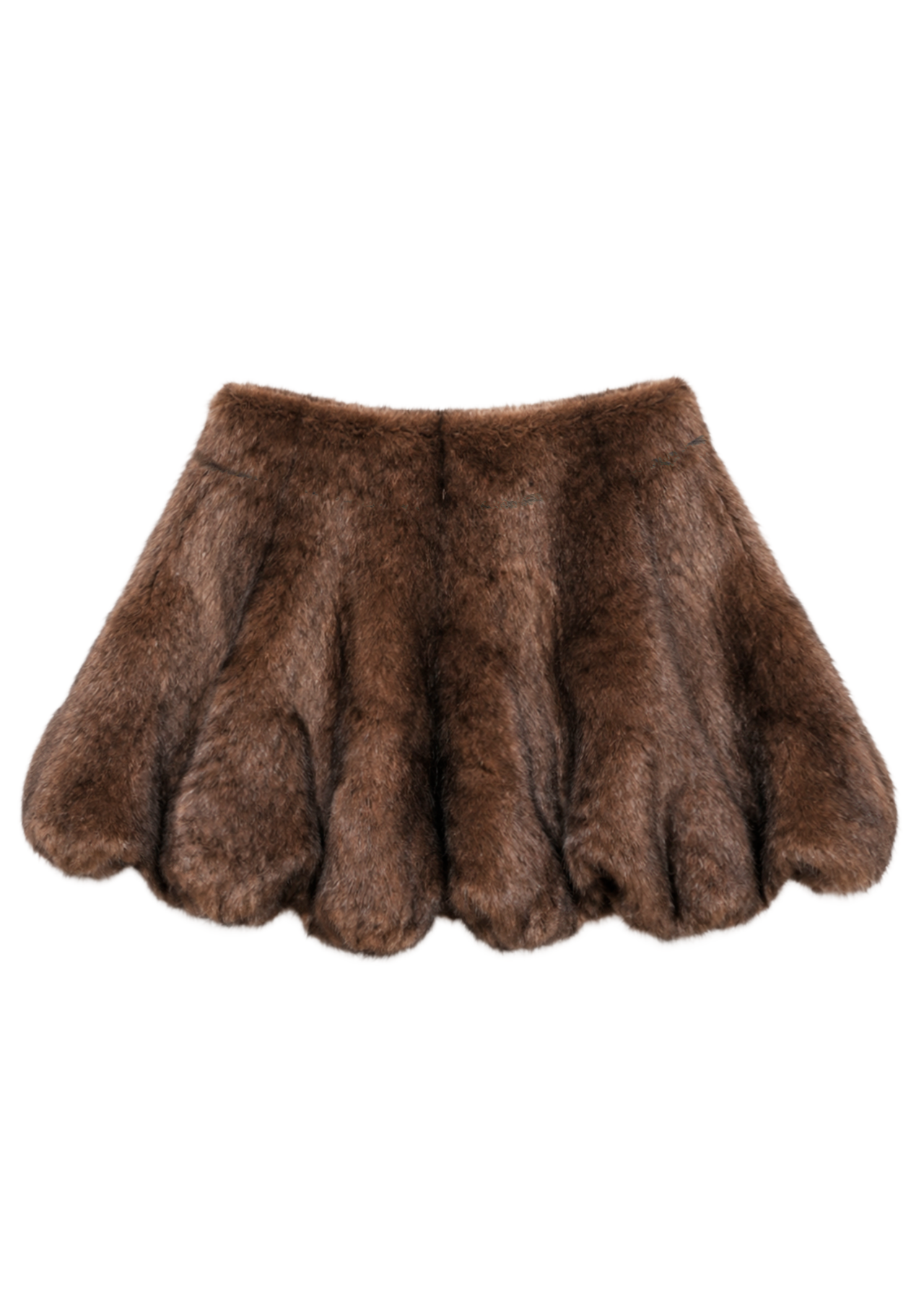 KORNELIA LARVA FUR SKIRT