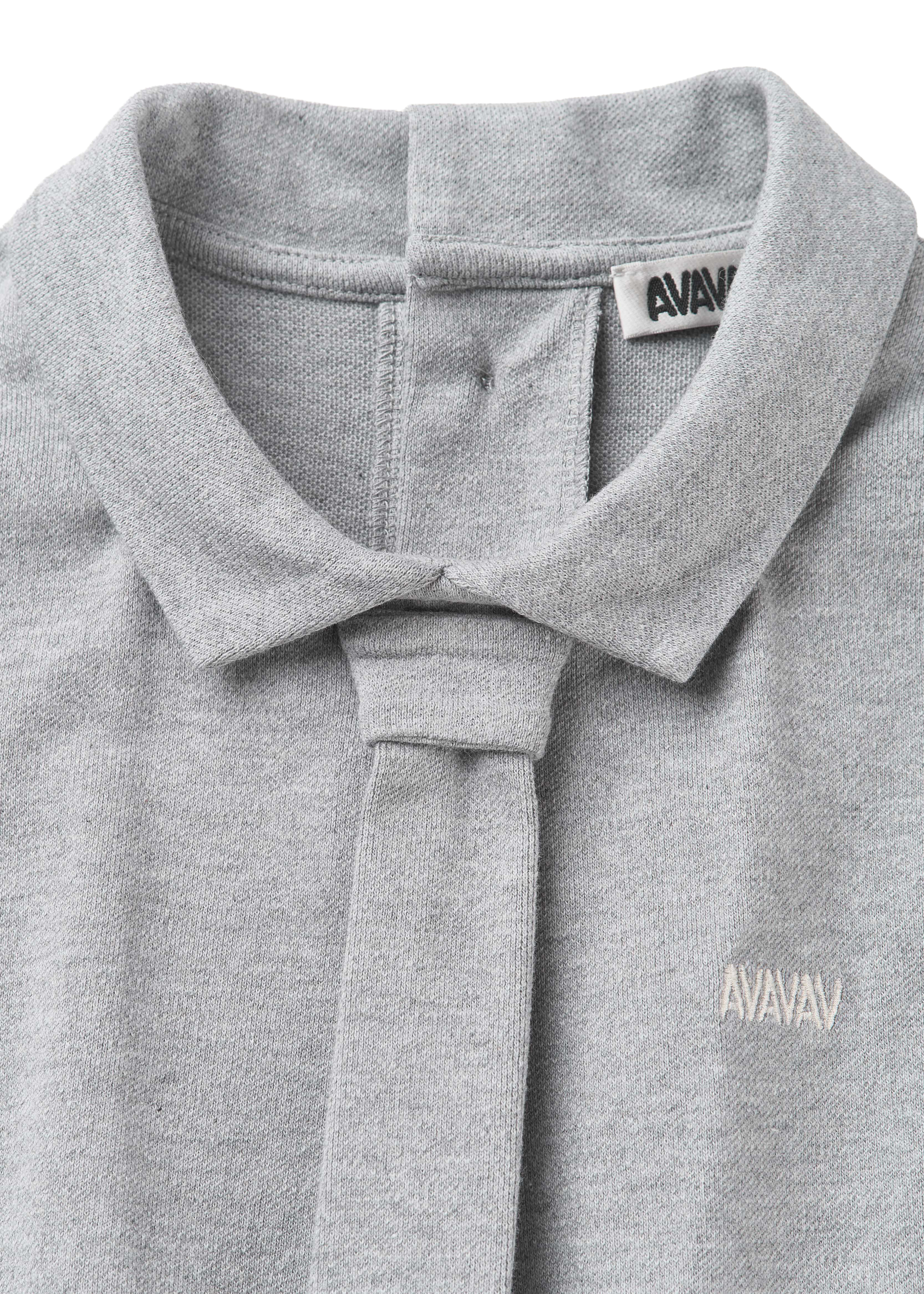 AVAVAV grey fur polo shirt