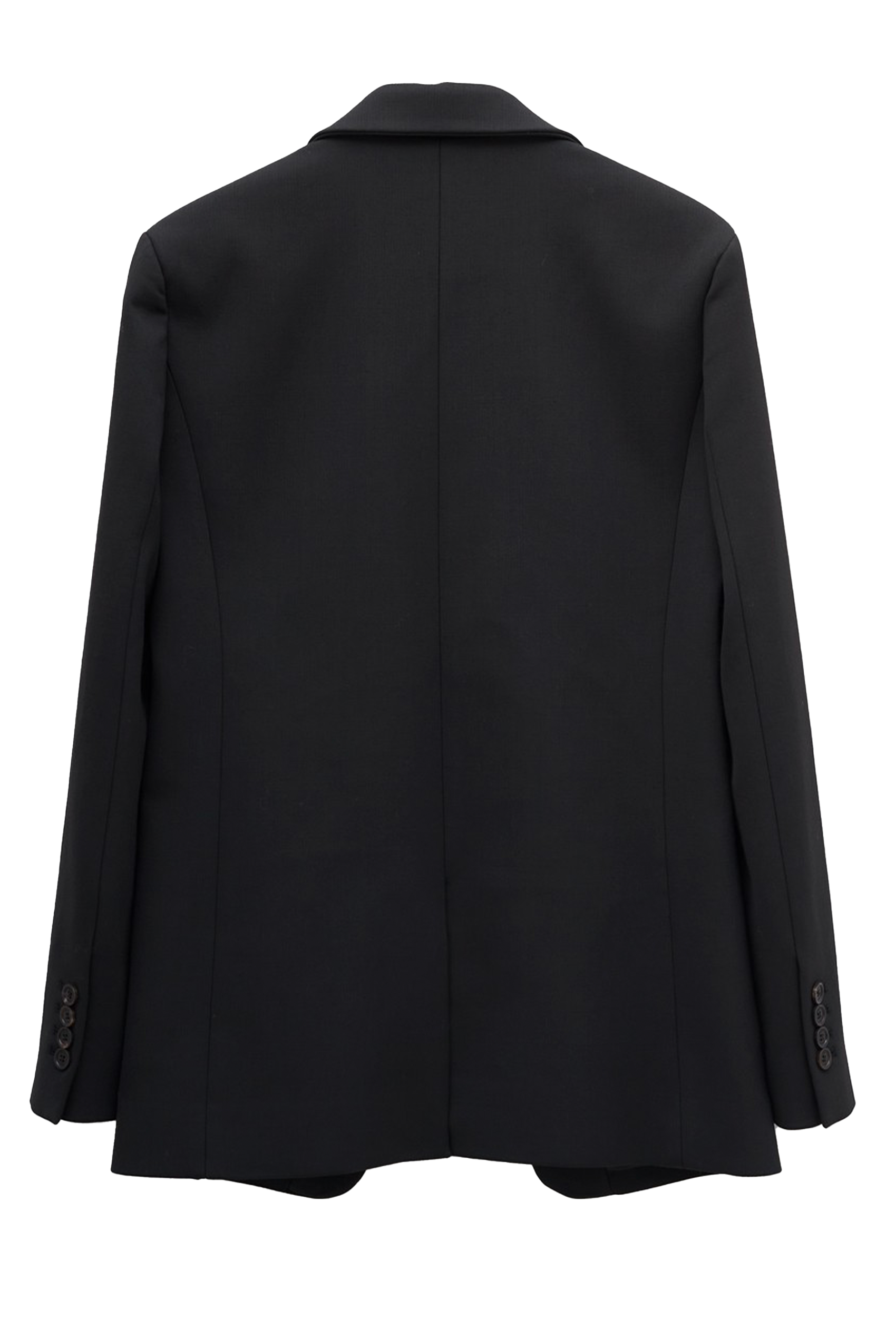 Twisted Cut-Out Tailored Jacket Black