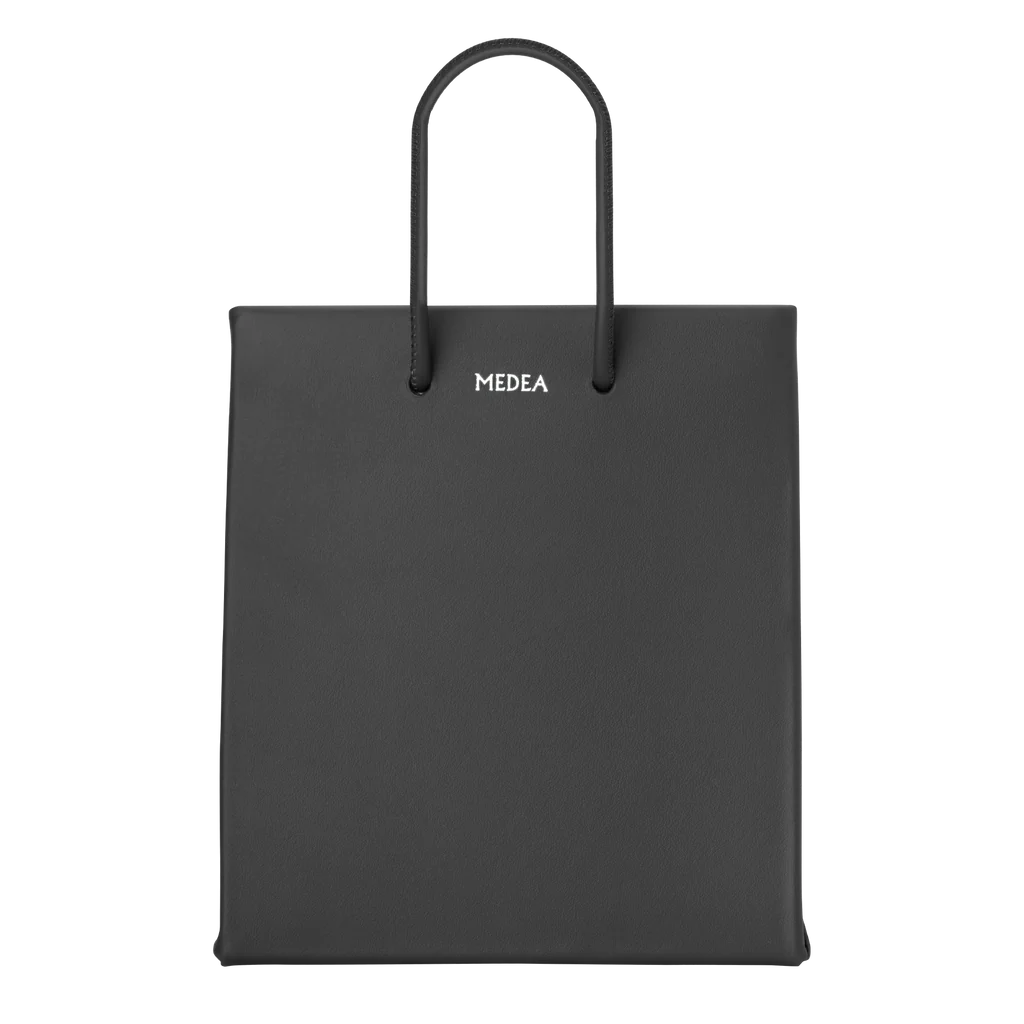 SHORT PRIMA BAG SAFE LEATHER - BLACK