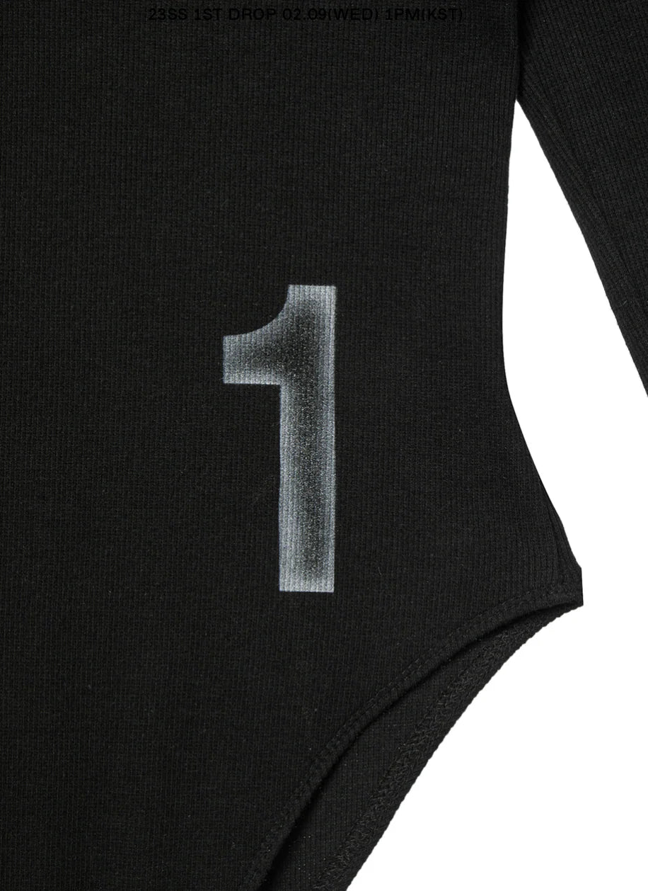 NO.1 BODYSUIT BLACK
