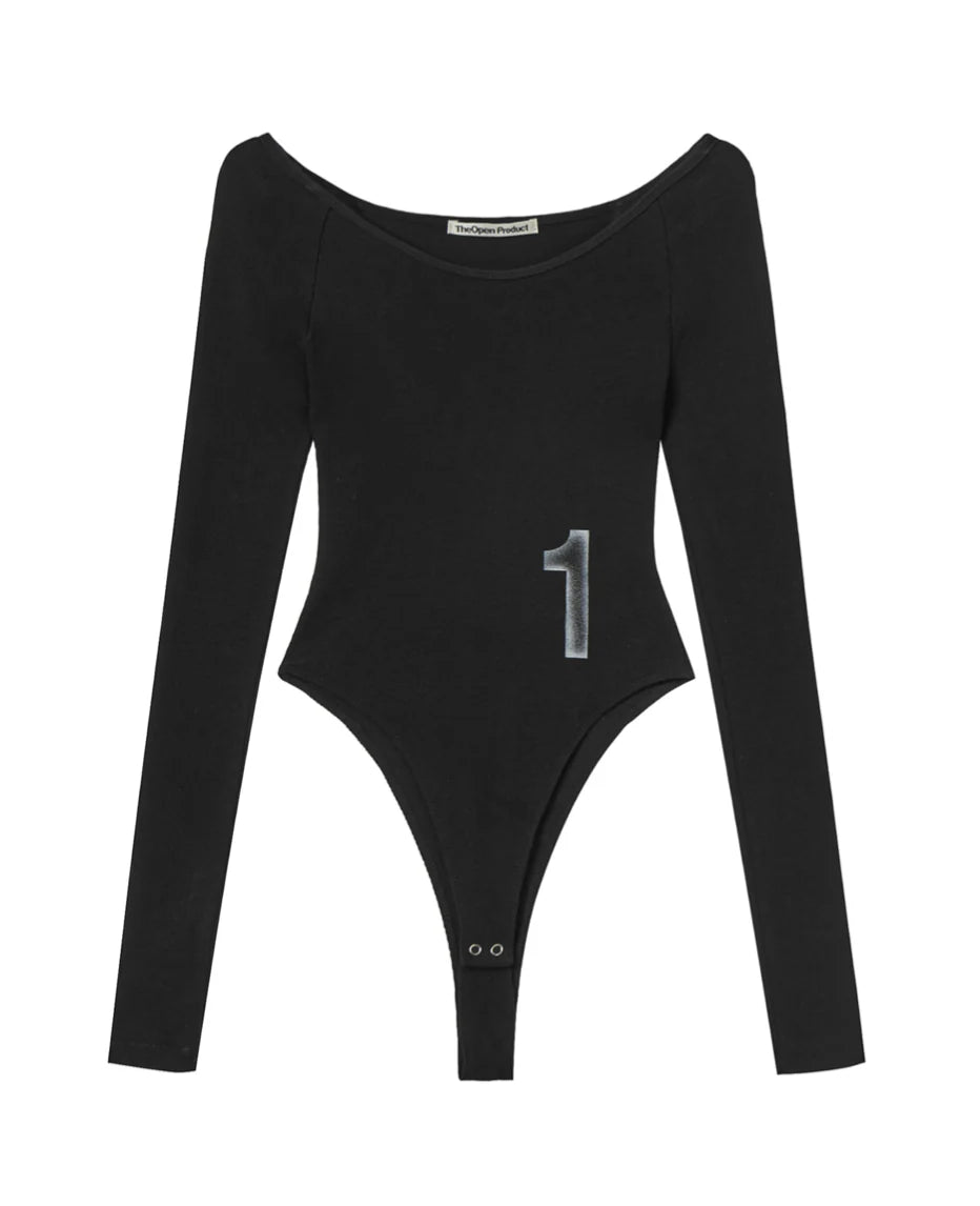 NO.1 BODYSUIT BLACK
