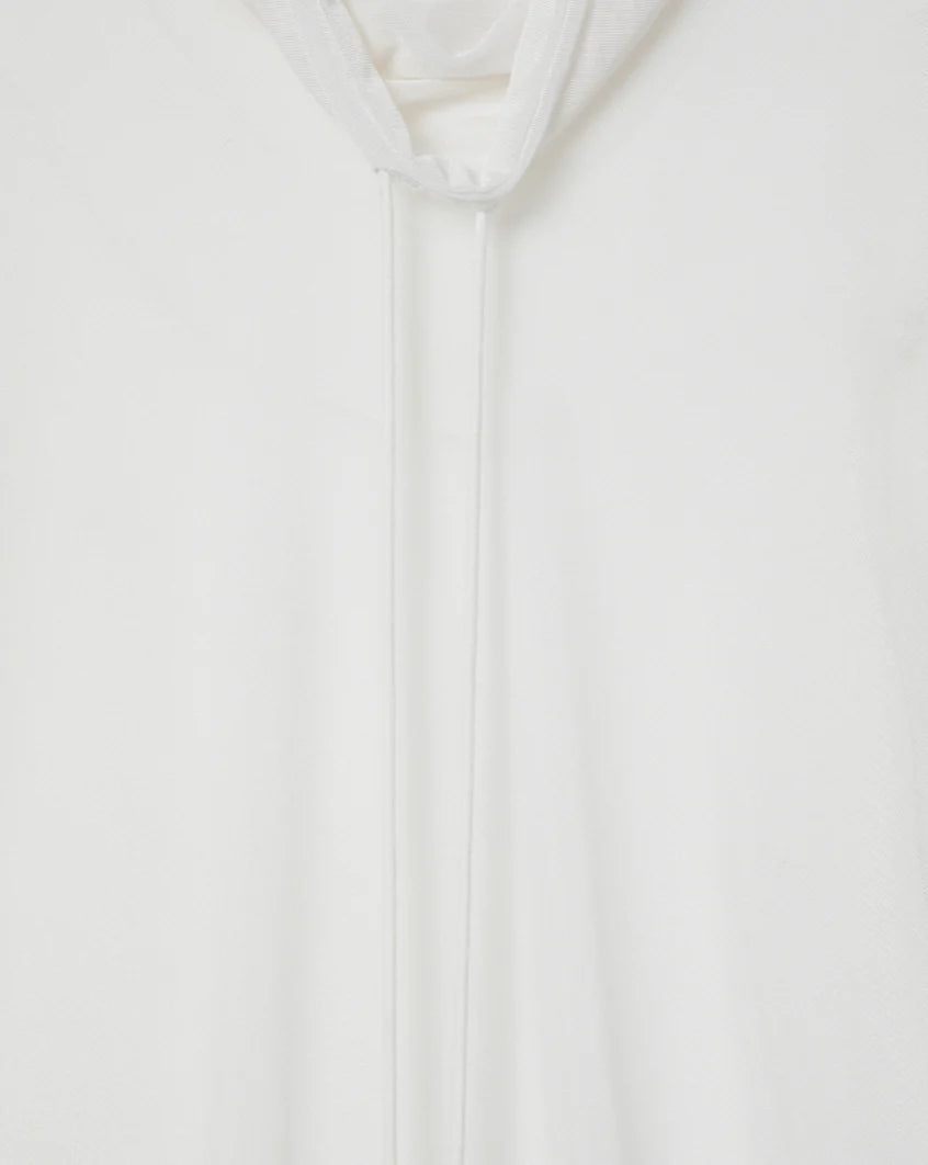 TURTLENECK MESH TOP WHITE