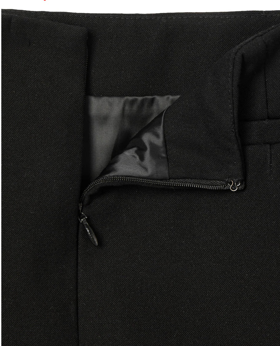 BELTED MINI SKIRT BLACK