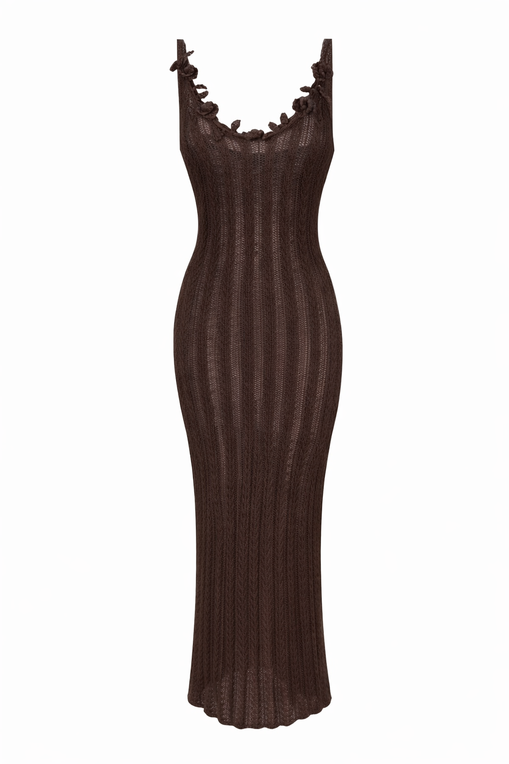 Brown Knit Dress