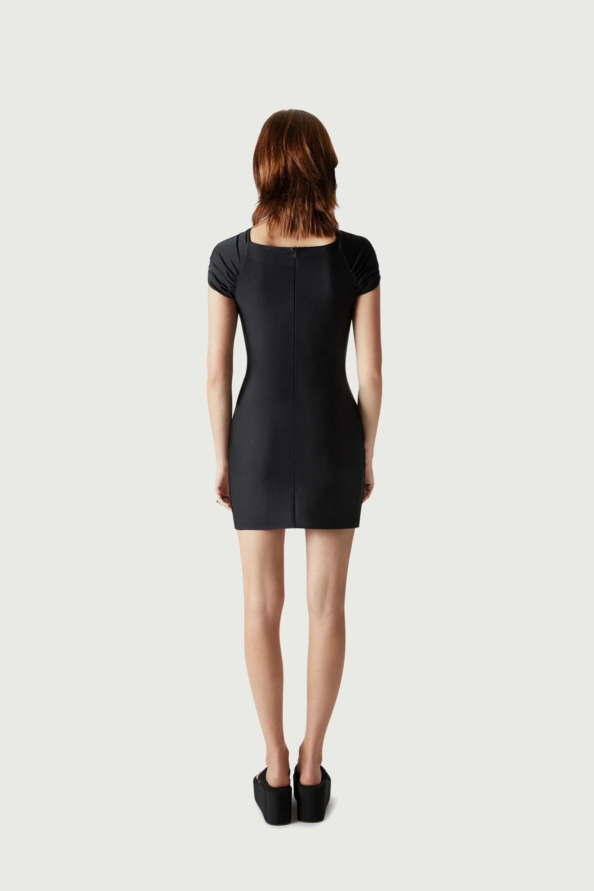 Twisted Cut-Out Jersey Dress