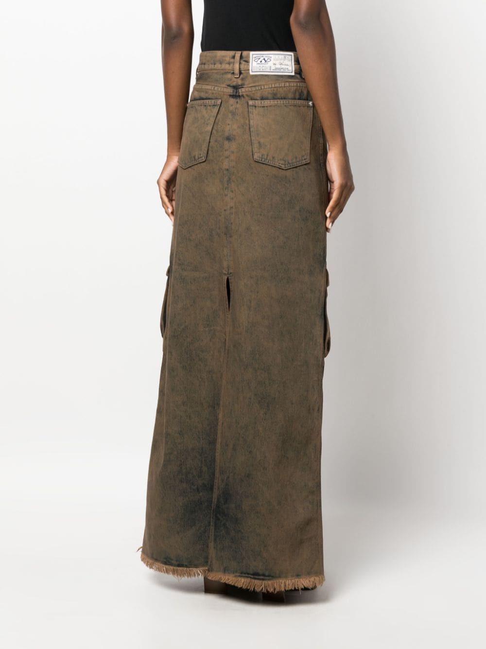 DENIM CARGO SKIRT
