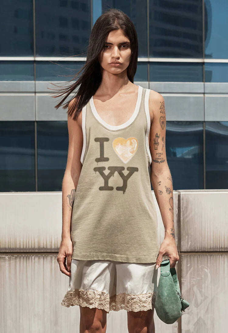 I LOVE YY SLEEVELESS / KH