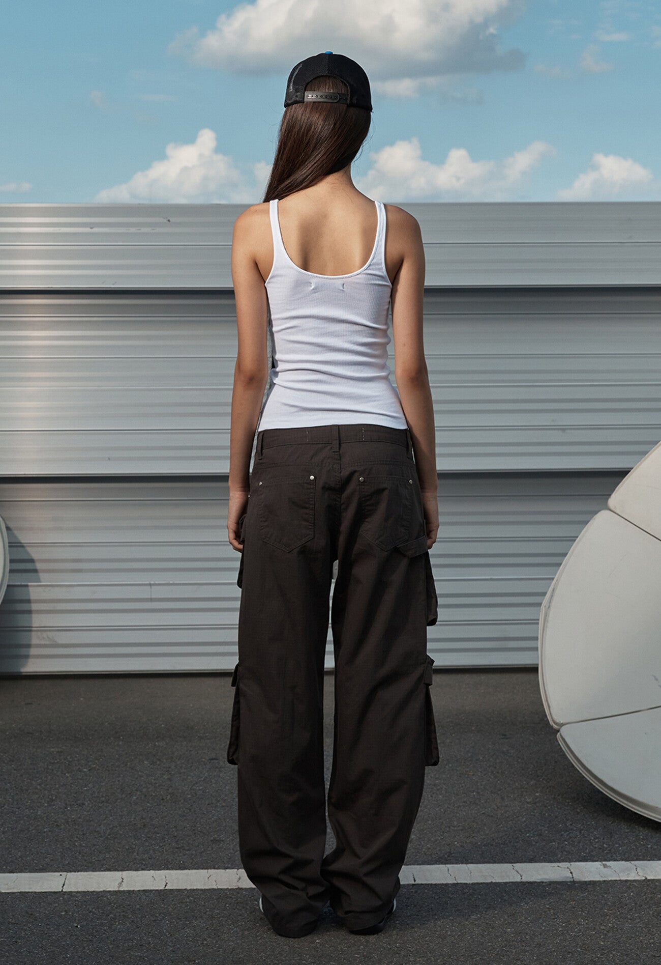 KNOTTED SLEEVELESS WHITE