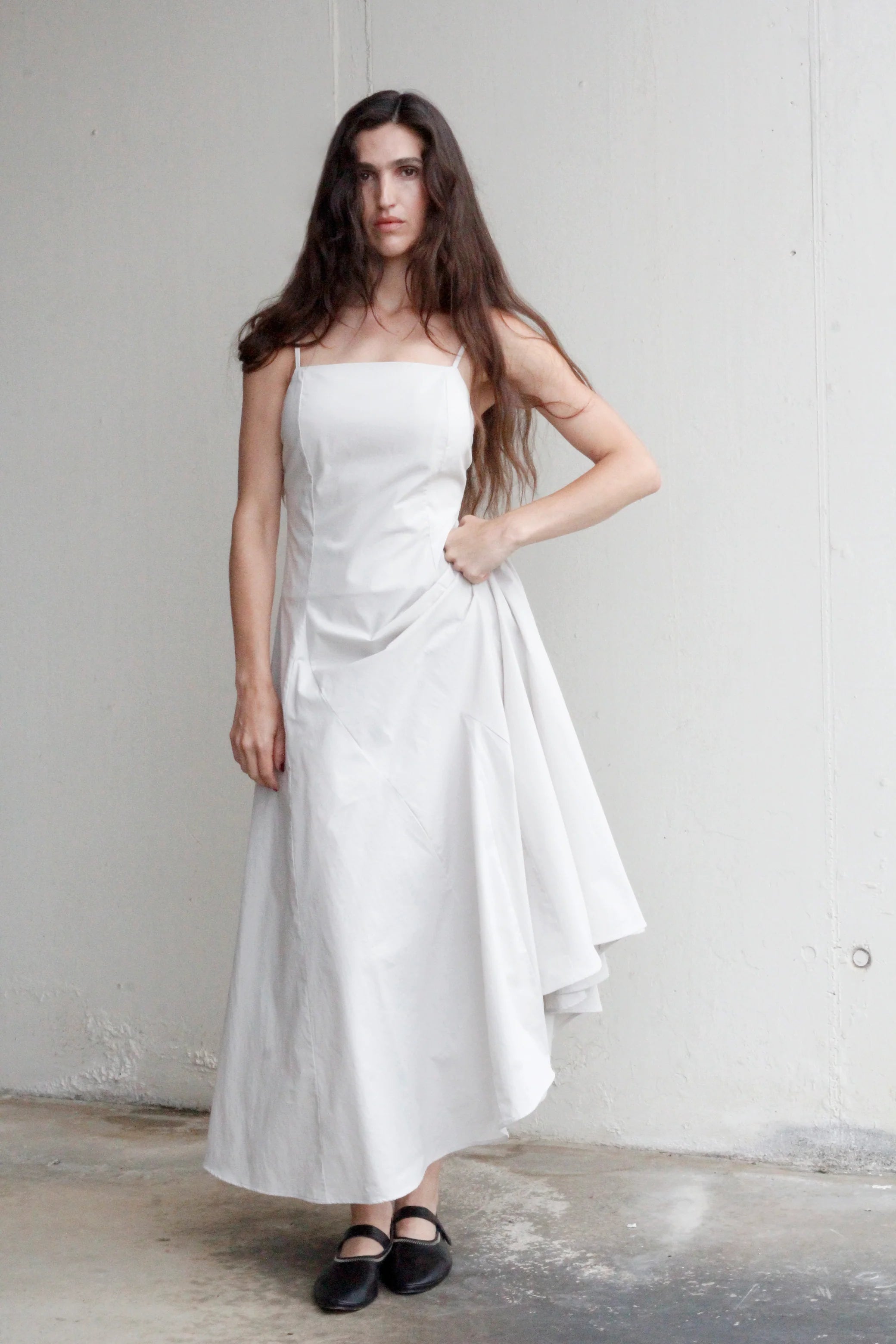 MER DRESS - LIGHT GREY
