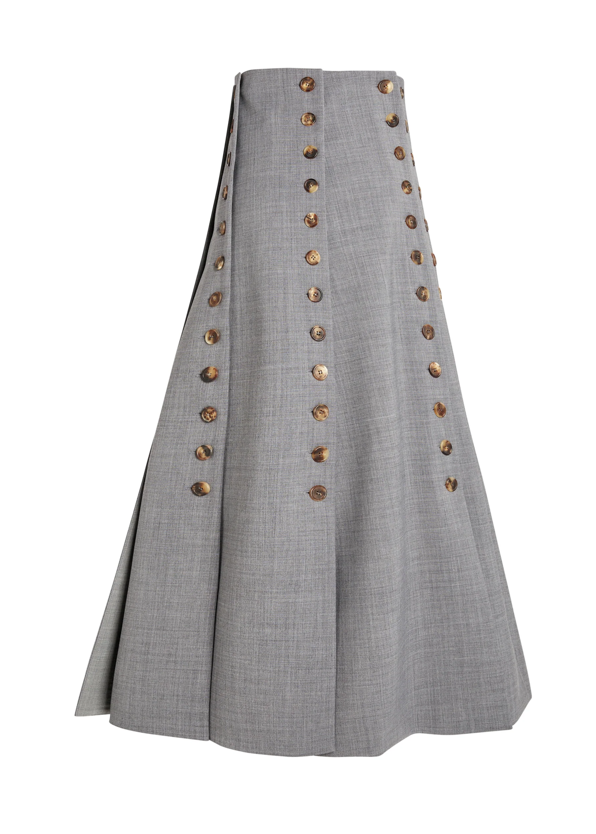 MULTI PANEL SKIRT WITH BUTTONS