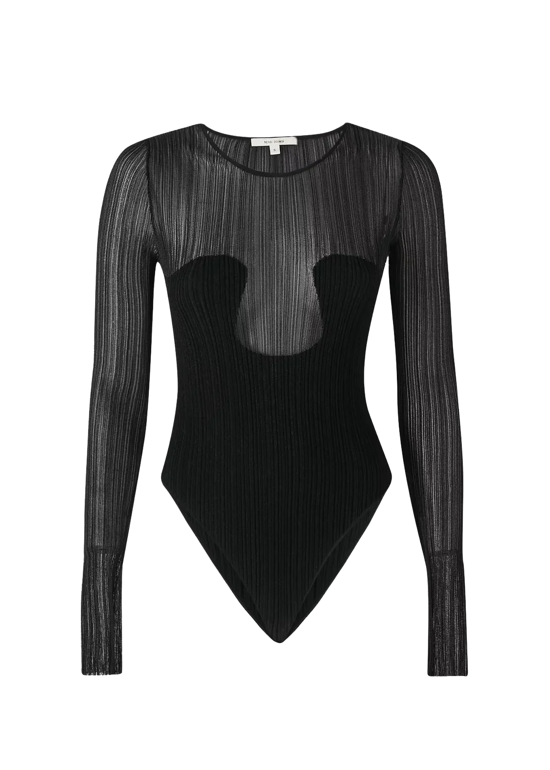 Fine Semi-Sheer Bodysuit