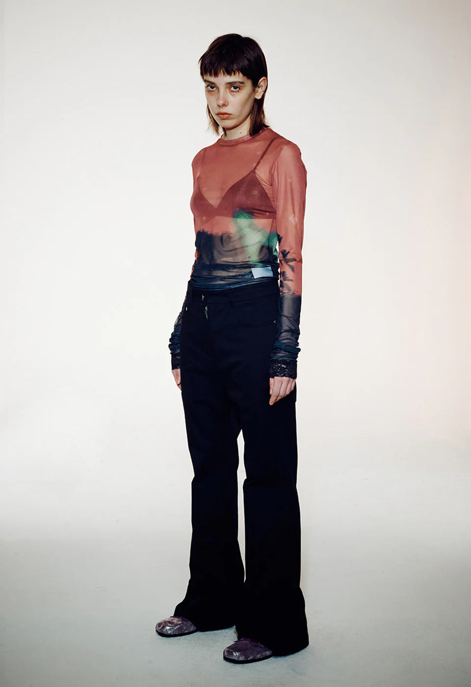 DAWN GRAPHIC MESH TOP BRICK