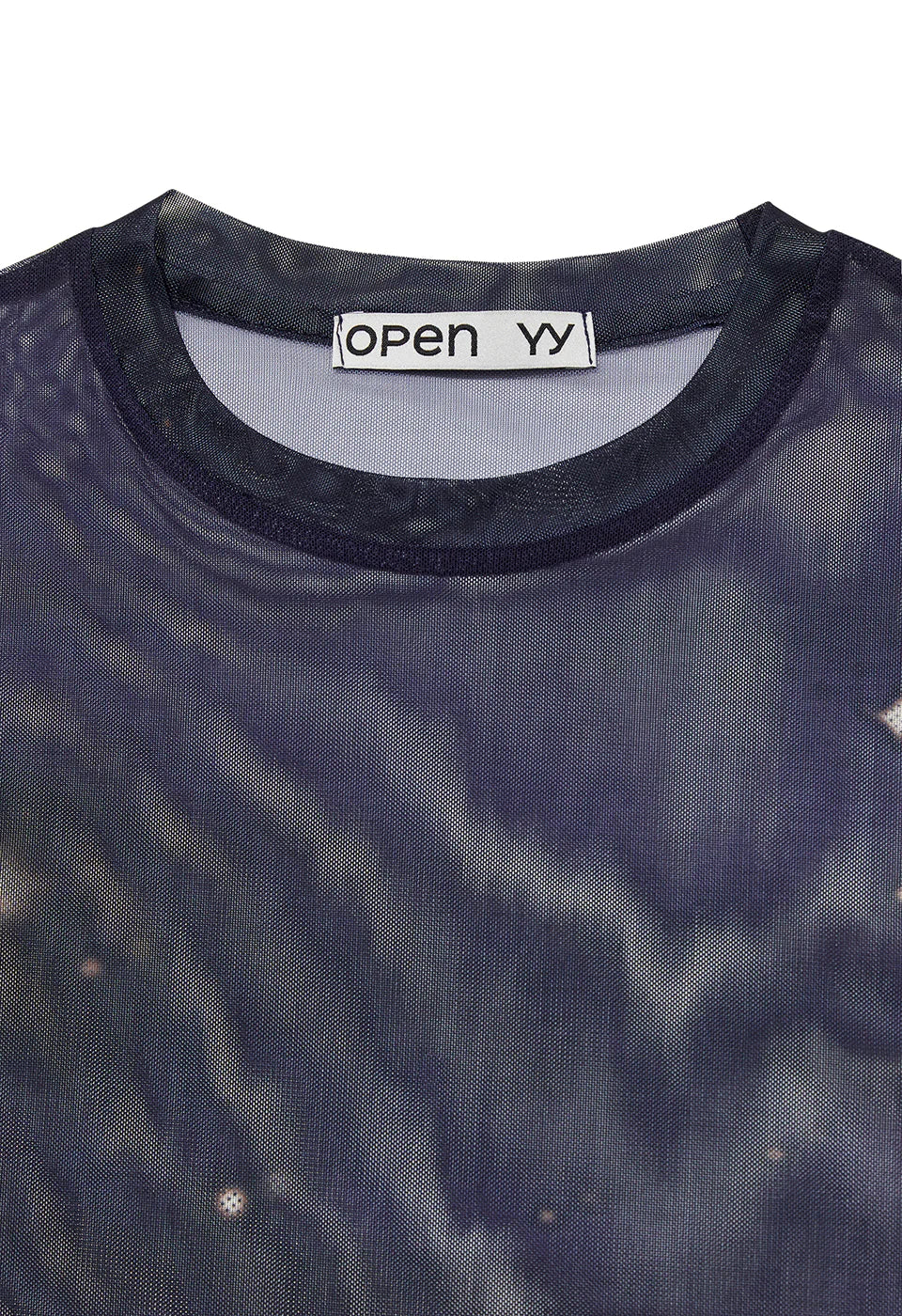 DAWN GRAPHIC MESH TOP NAVY