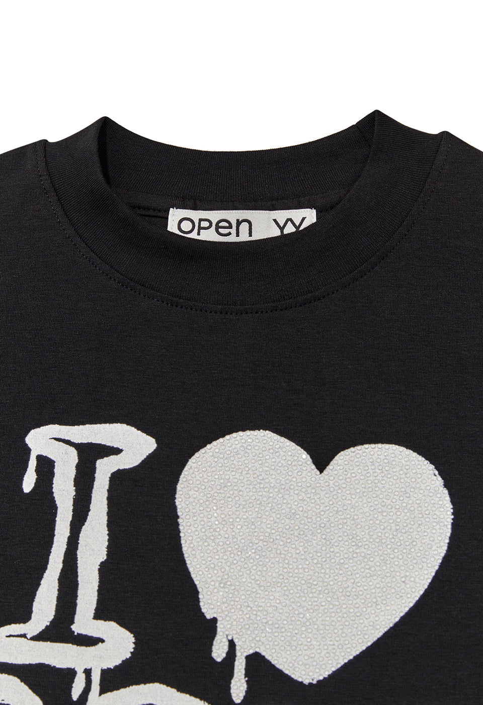 I LOVE YY TEE BLACK