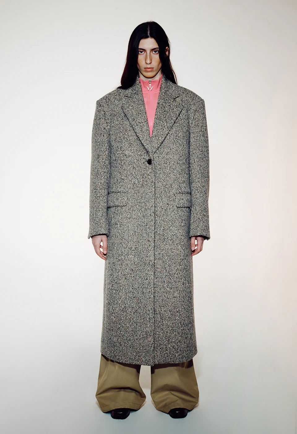 TWEED POWER SINGLE COAT