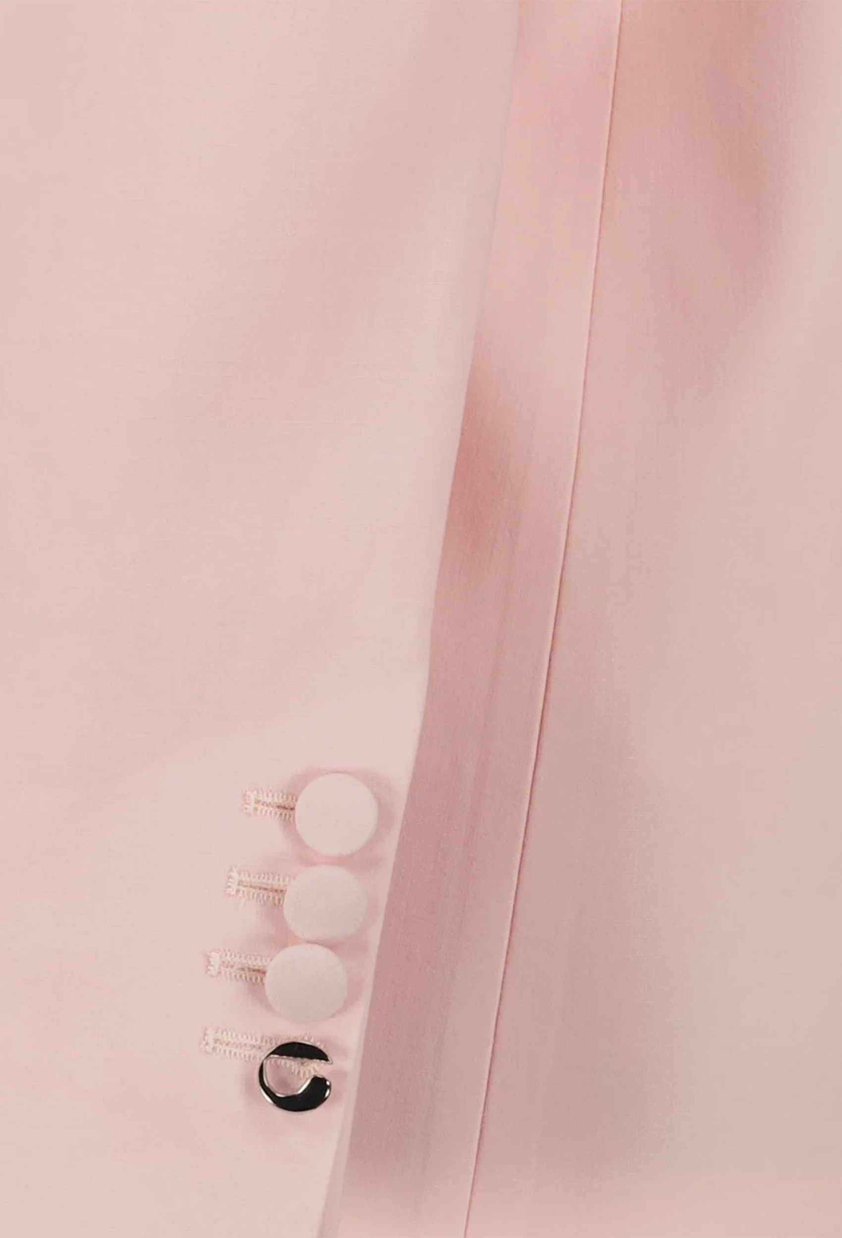 Twisted Cut-Out Tailored Jacket Pink
