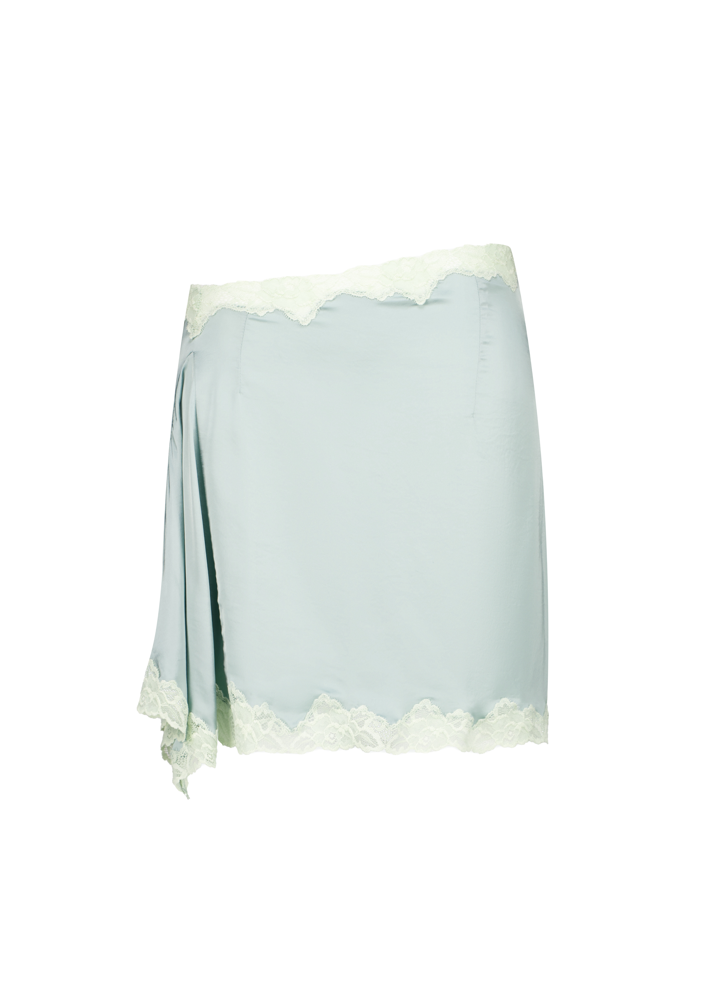 SALSA MINI SKIRT - ANTIQUE BLUE/PISTACHIO