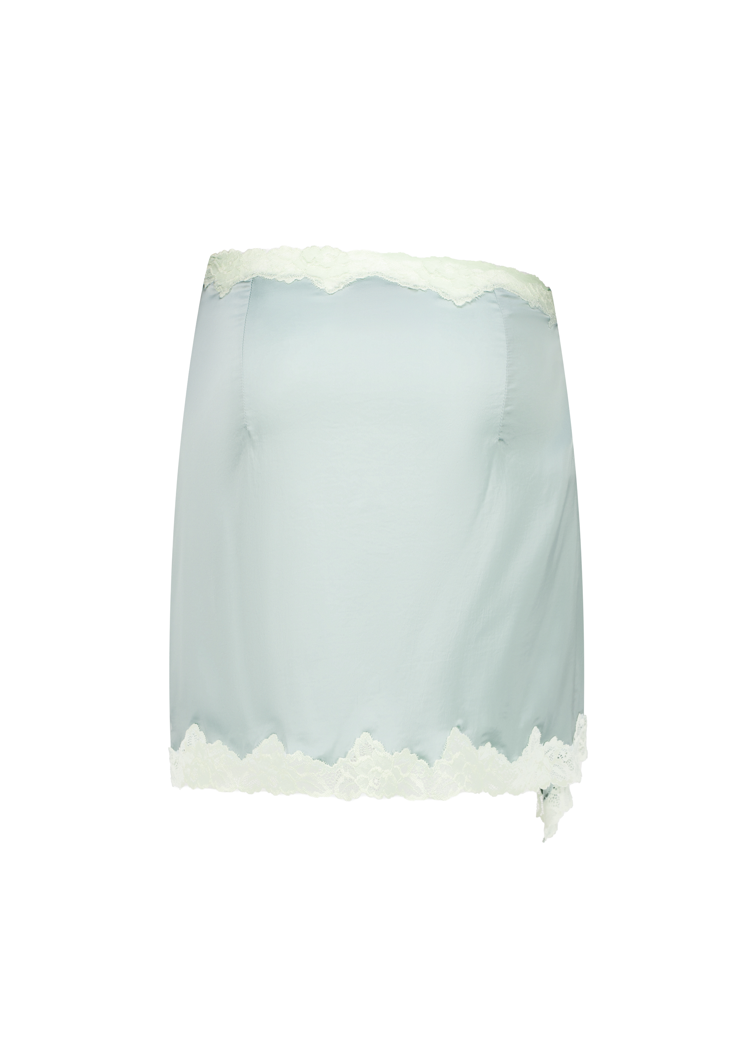 SALSA MINI SKIRT - ANTIQUE BLUE/PISTACHIO