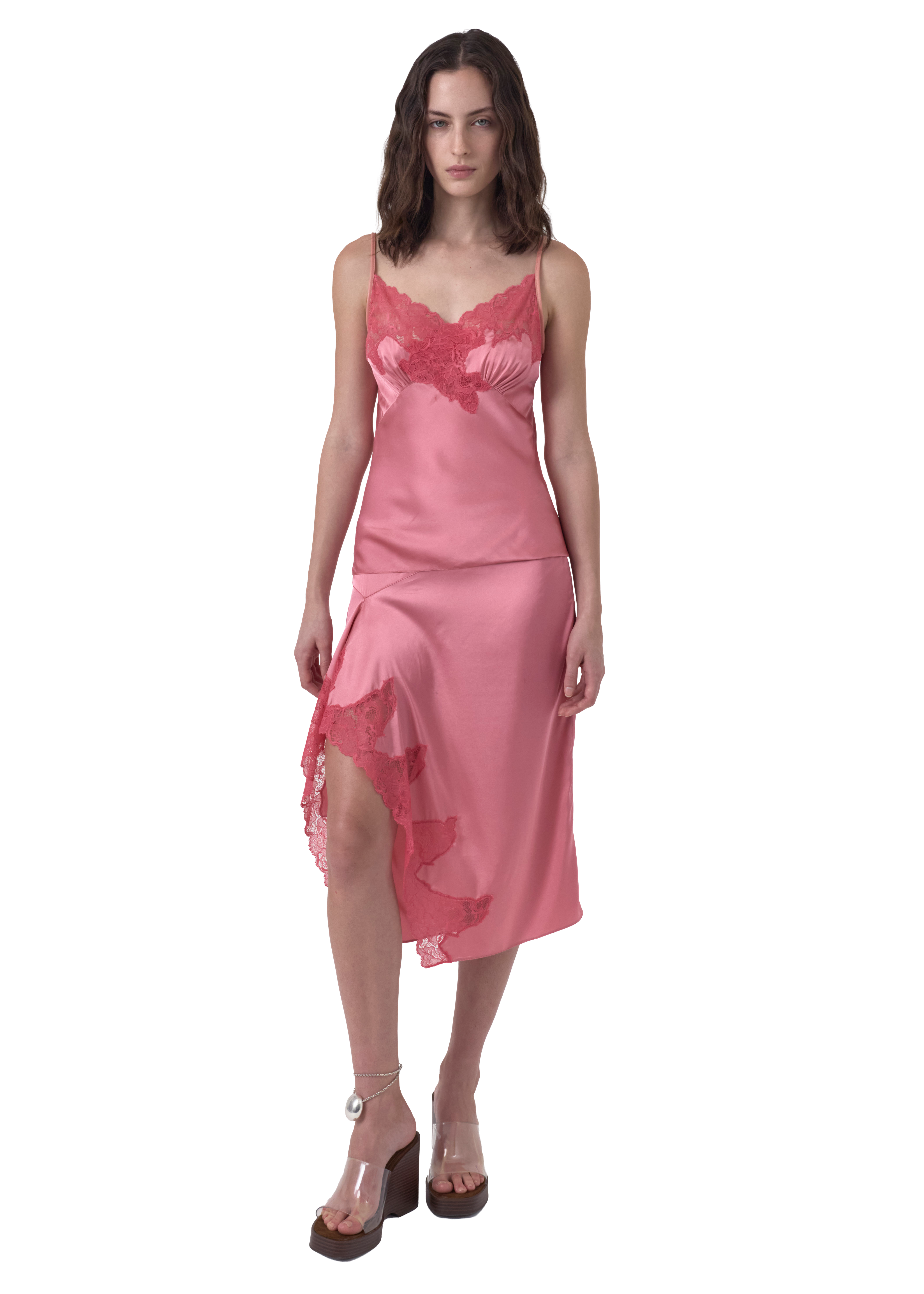 SIGNATURE LACE TOP - STRAWBERRY