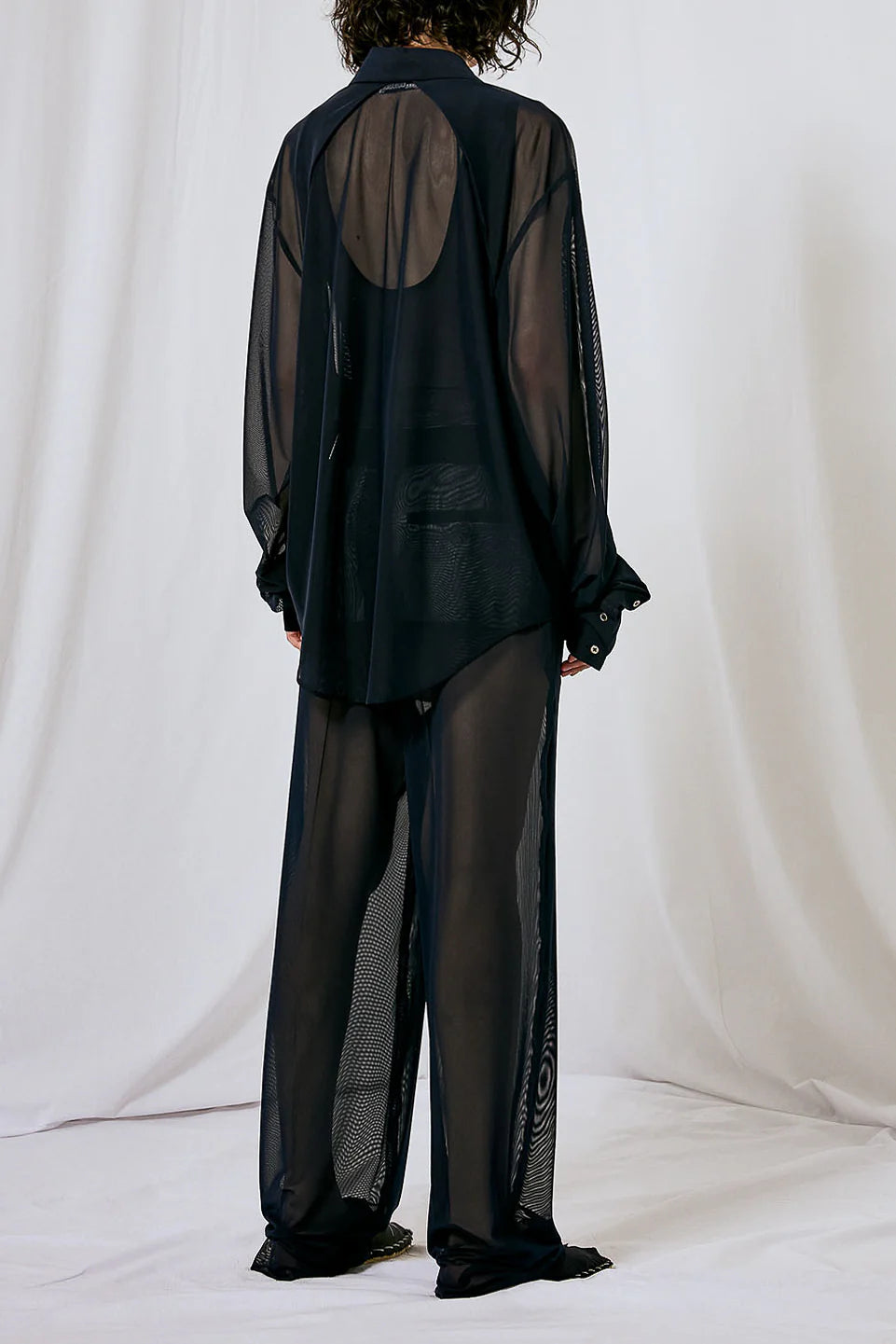 SHEER FUNDAMENTAL TAILORED TROUSERS