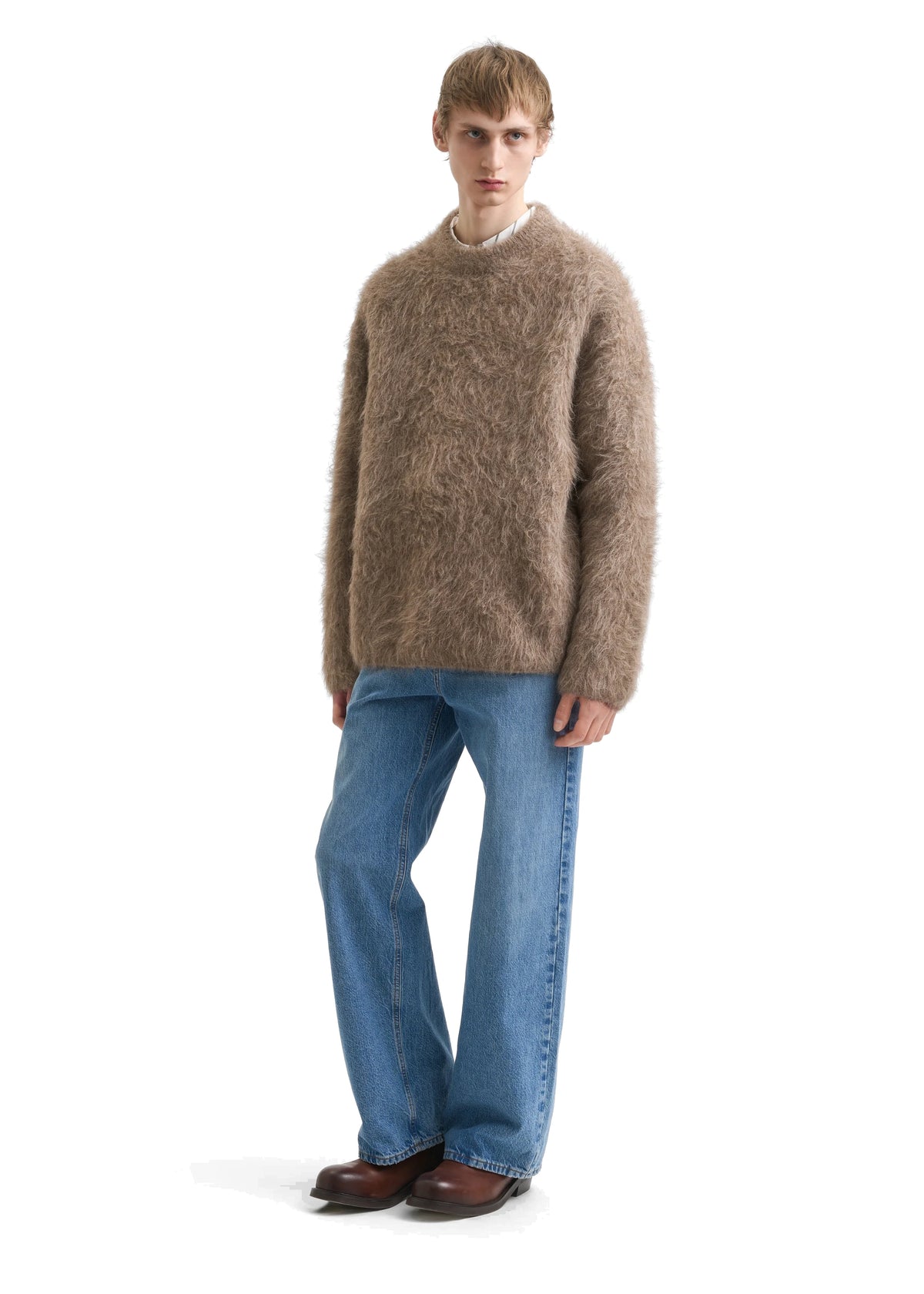 HARU SWEATER - GREIGE ALPACA
