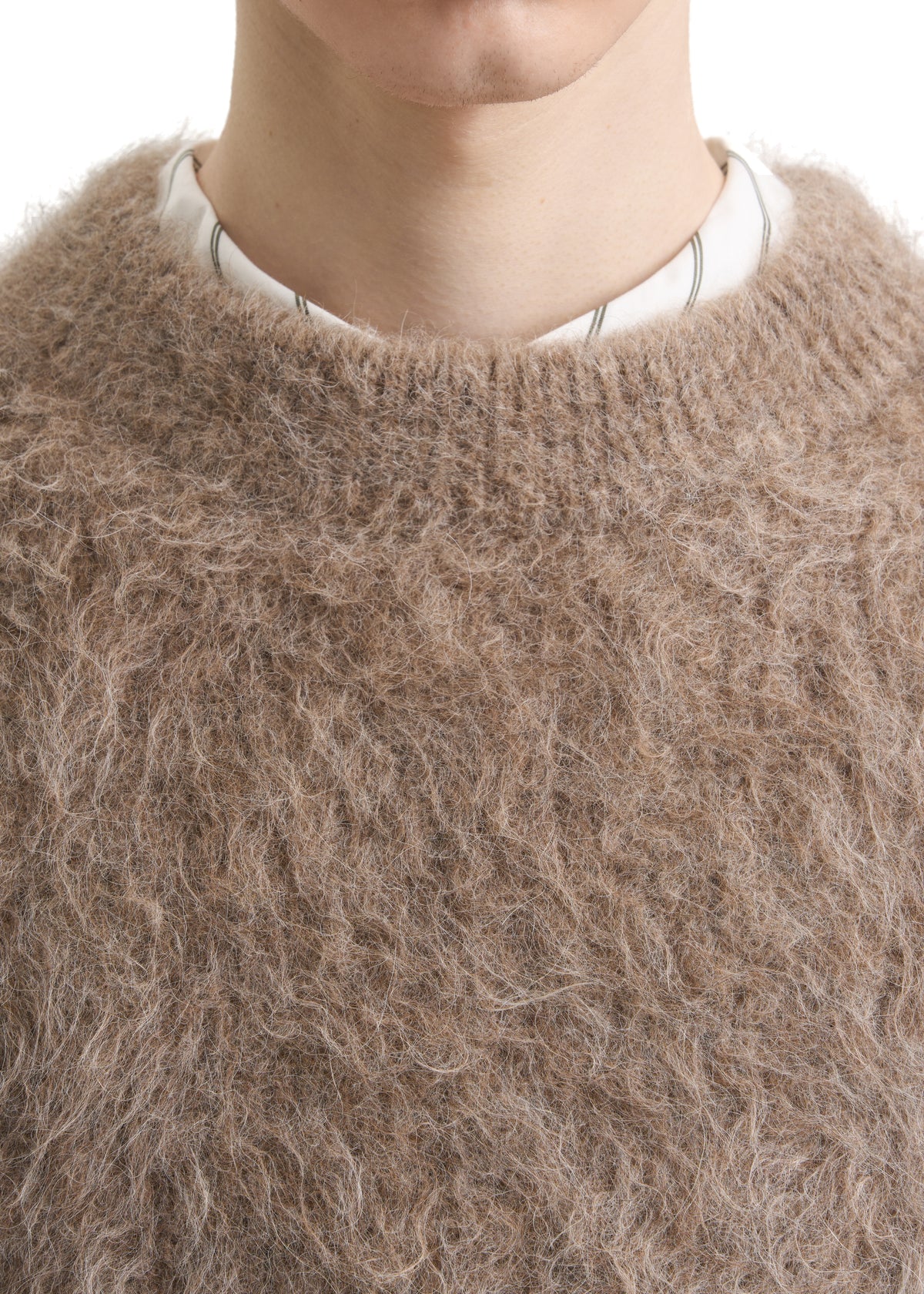 HARU SWEATER - GREIGE ALPACA