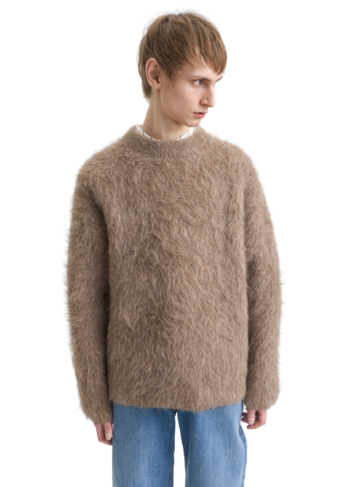 HARU SWEATER - GREIGE ALPACA