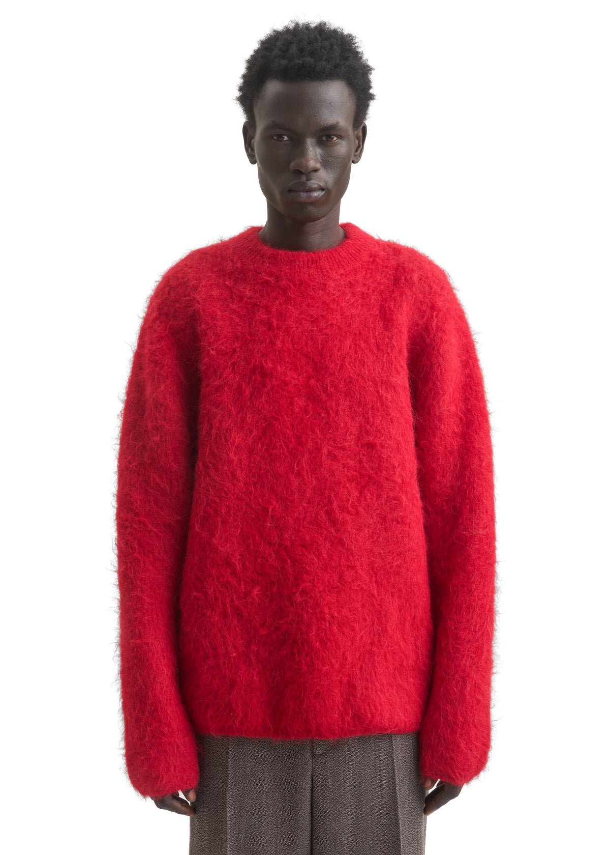 HARU SWEATER - RED ALPACA