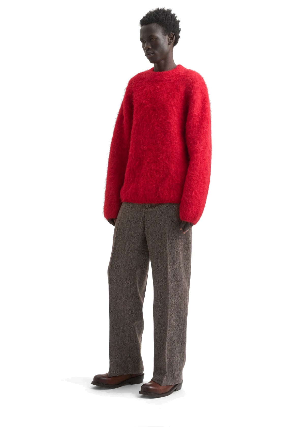 HARU SWEATER - RED ALPACA