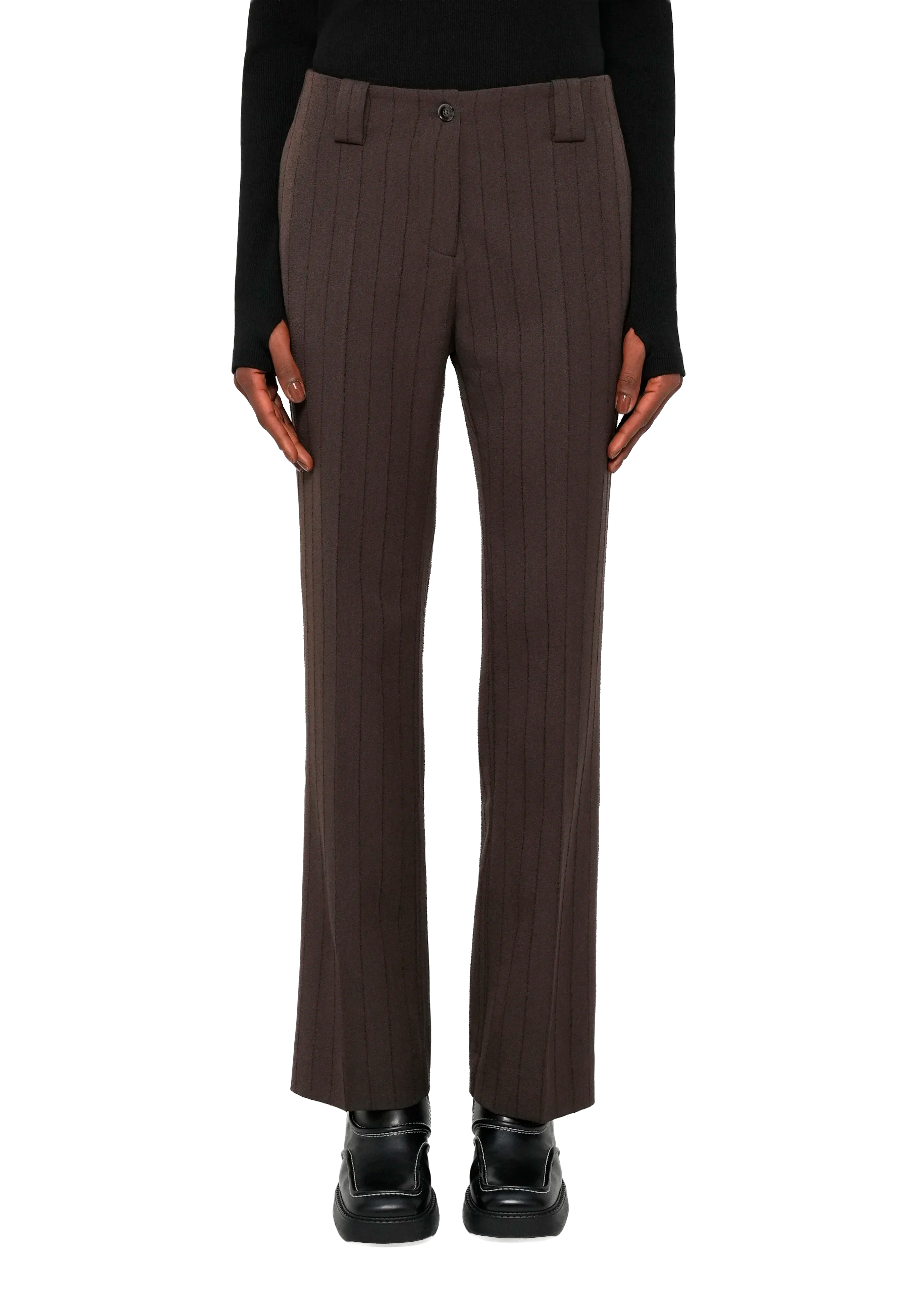Suitpant Pinstripe Brown