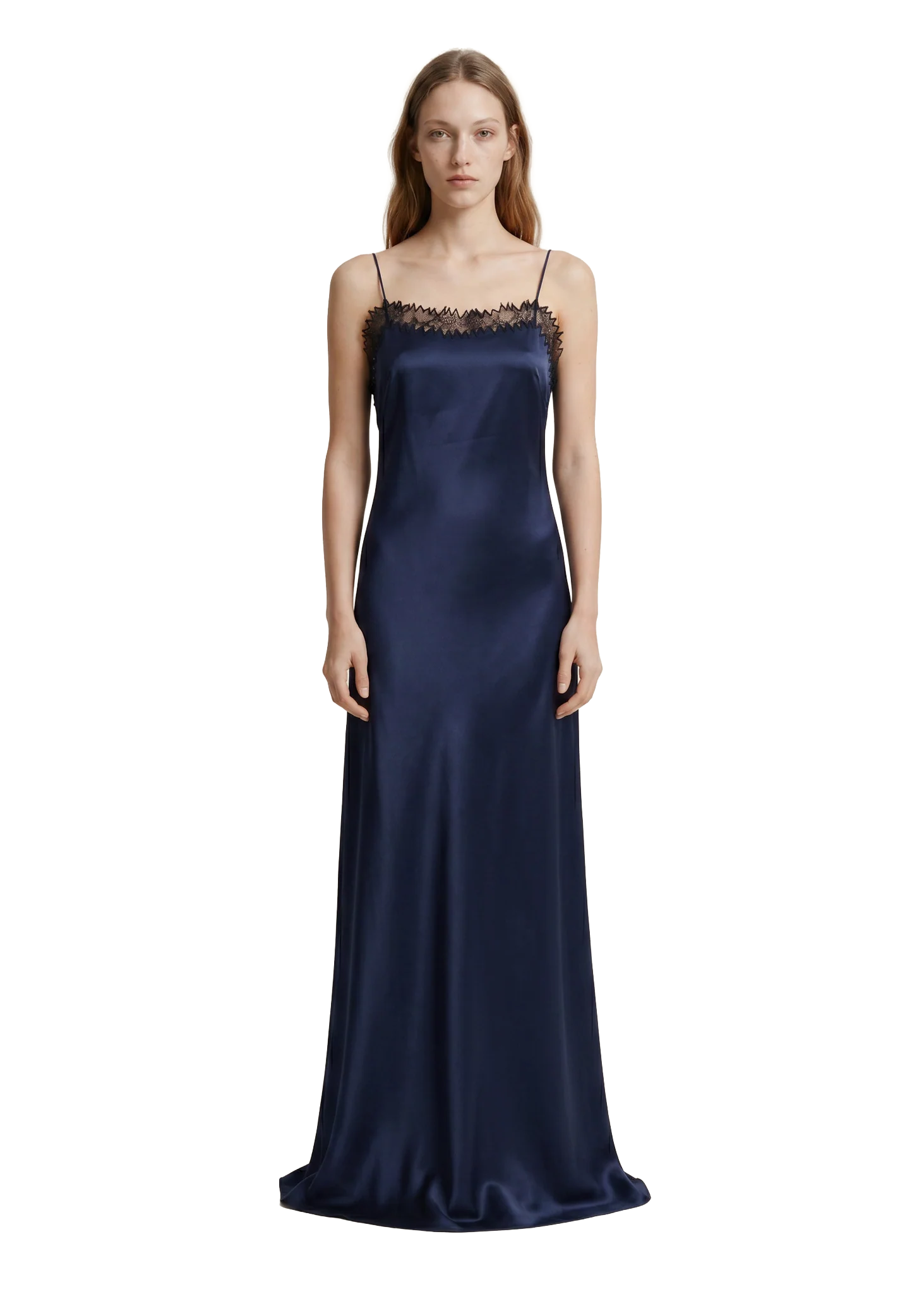 Silk Dress Navy