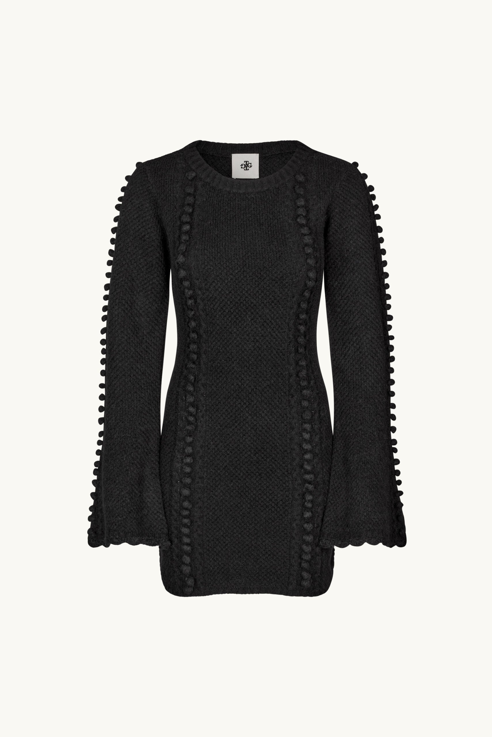 BLACK VERBIER DOT DRESS